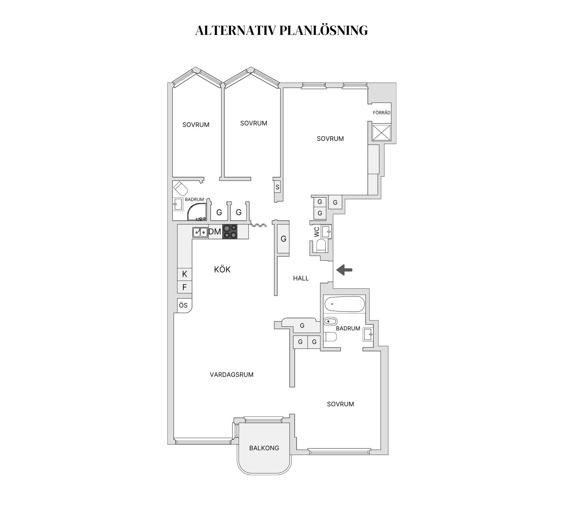 Bostadsrätt, Rigagatan 4, 5 tr, Östermalm, Stockholm