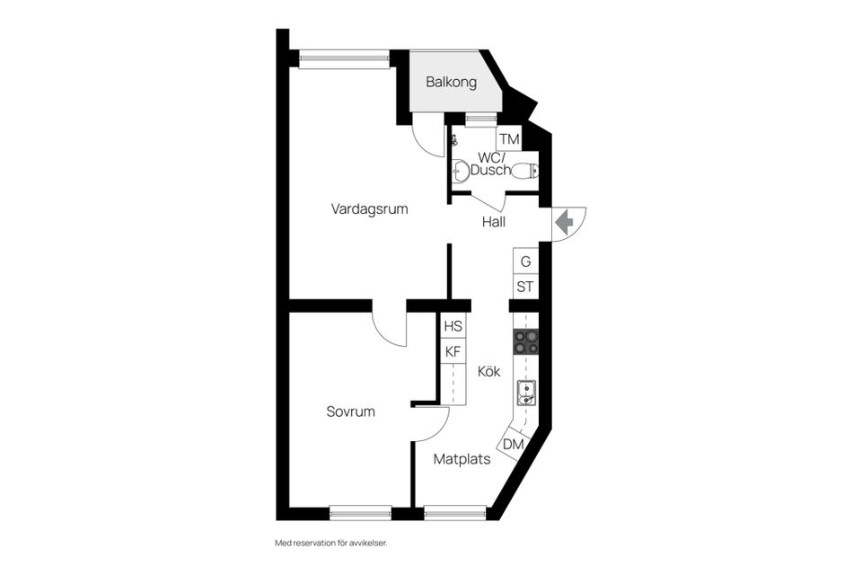 Bostadsrätt, Hagvägen 2E, Orrängen, Oskarshamn