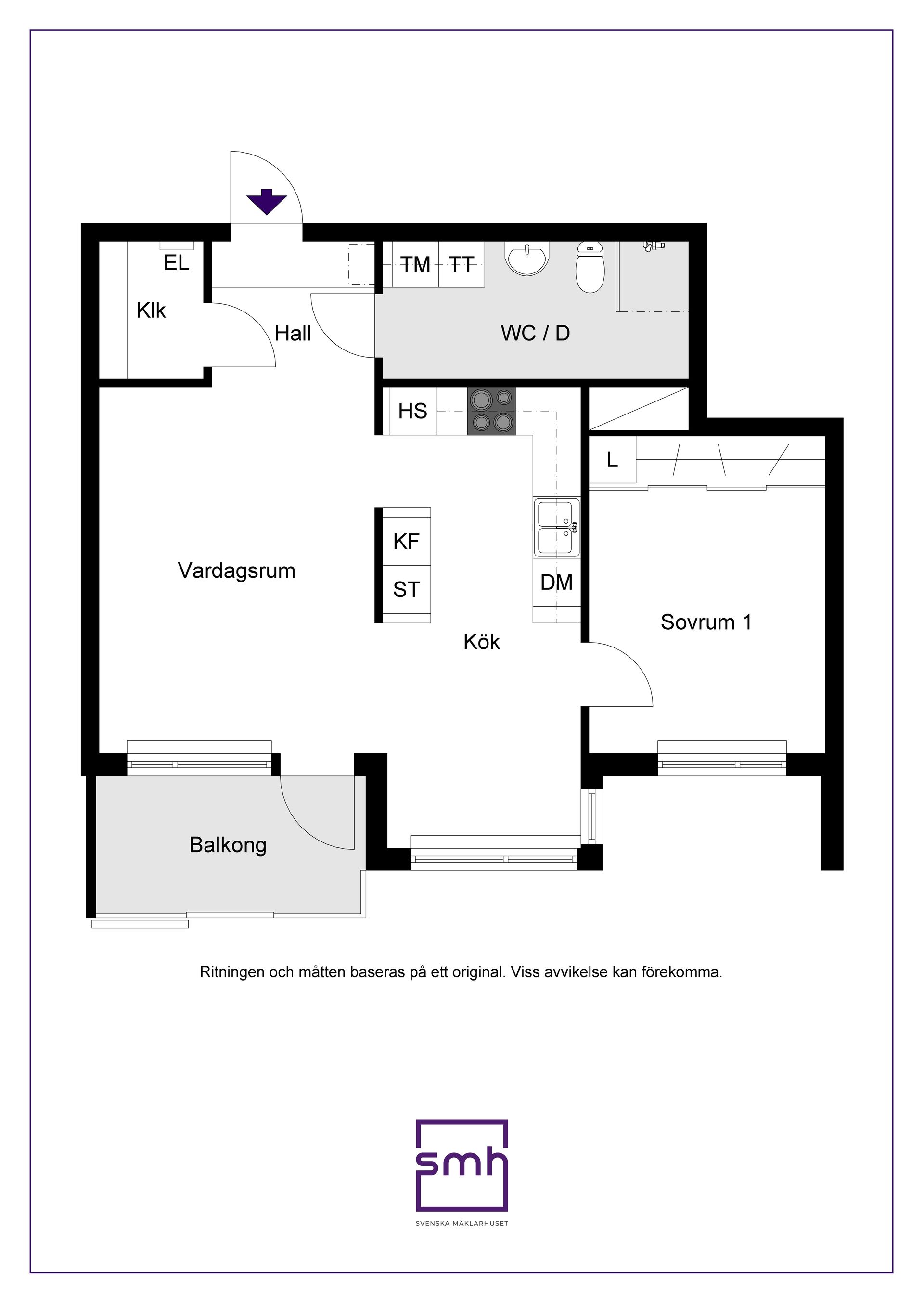 Bostadsrätt, Grönbrinksgatan 6, 4 tr!, Liljeholmskajen, Stockholm