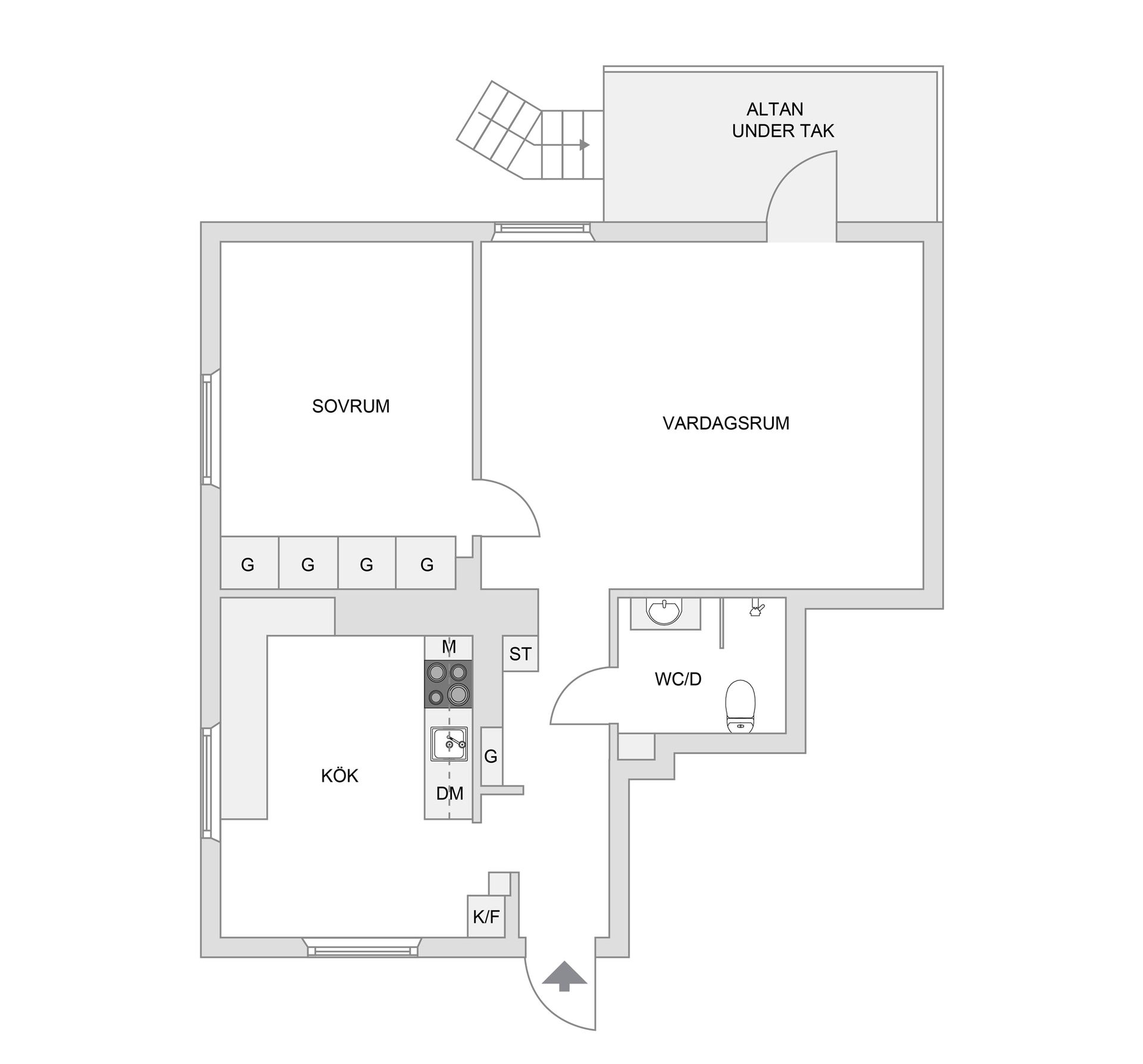 Bostadsrätt, Regementsgatan 2 lgh 1001, Klara, Karlstad