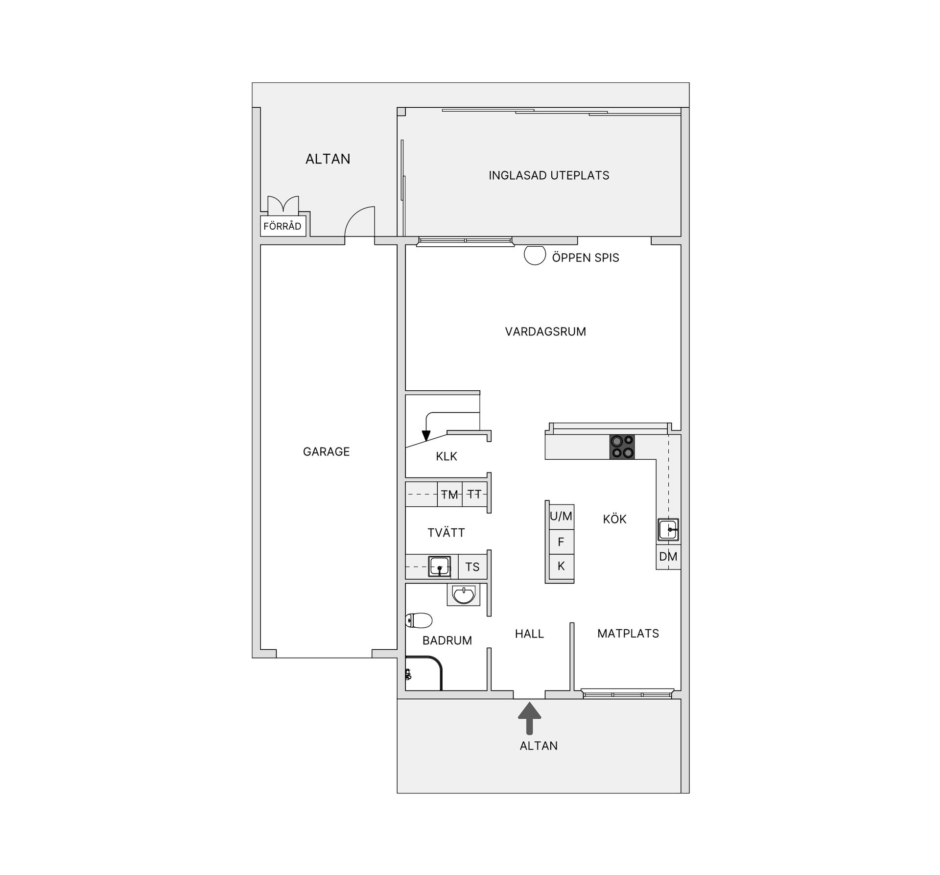 Villa, Radhus, Kadettstigen 7, Stadsdel Norr, Östersund