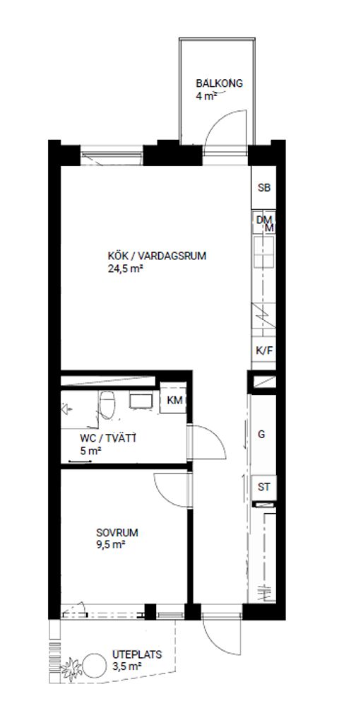 Bostadsrätt, Bifrostgatan 48E, Pedagogen Park, Mölndal