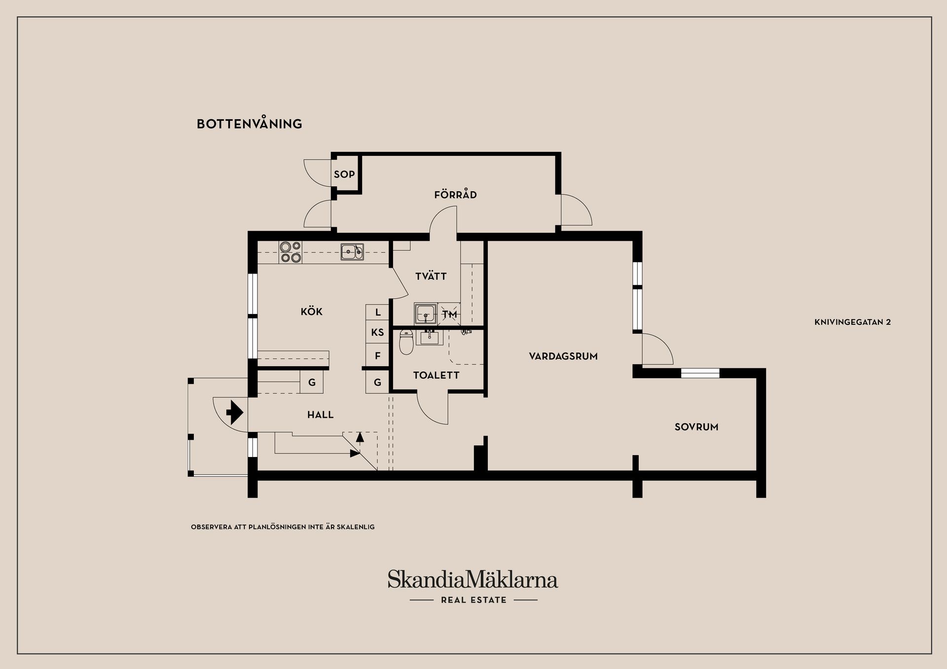 Radhus, Knivingegatan 2, Ljungsbro, Linköping