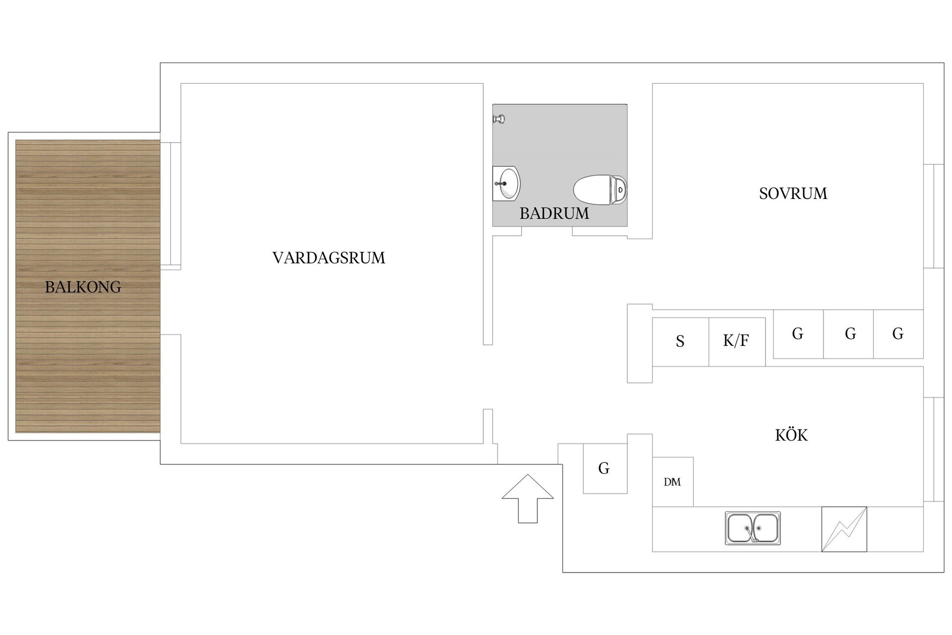 Bostadsrätt, Hagagränd 19, Haga, Västerås