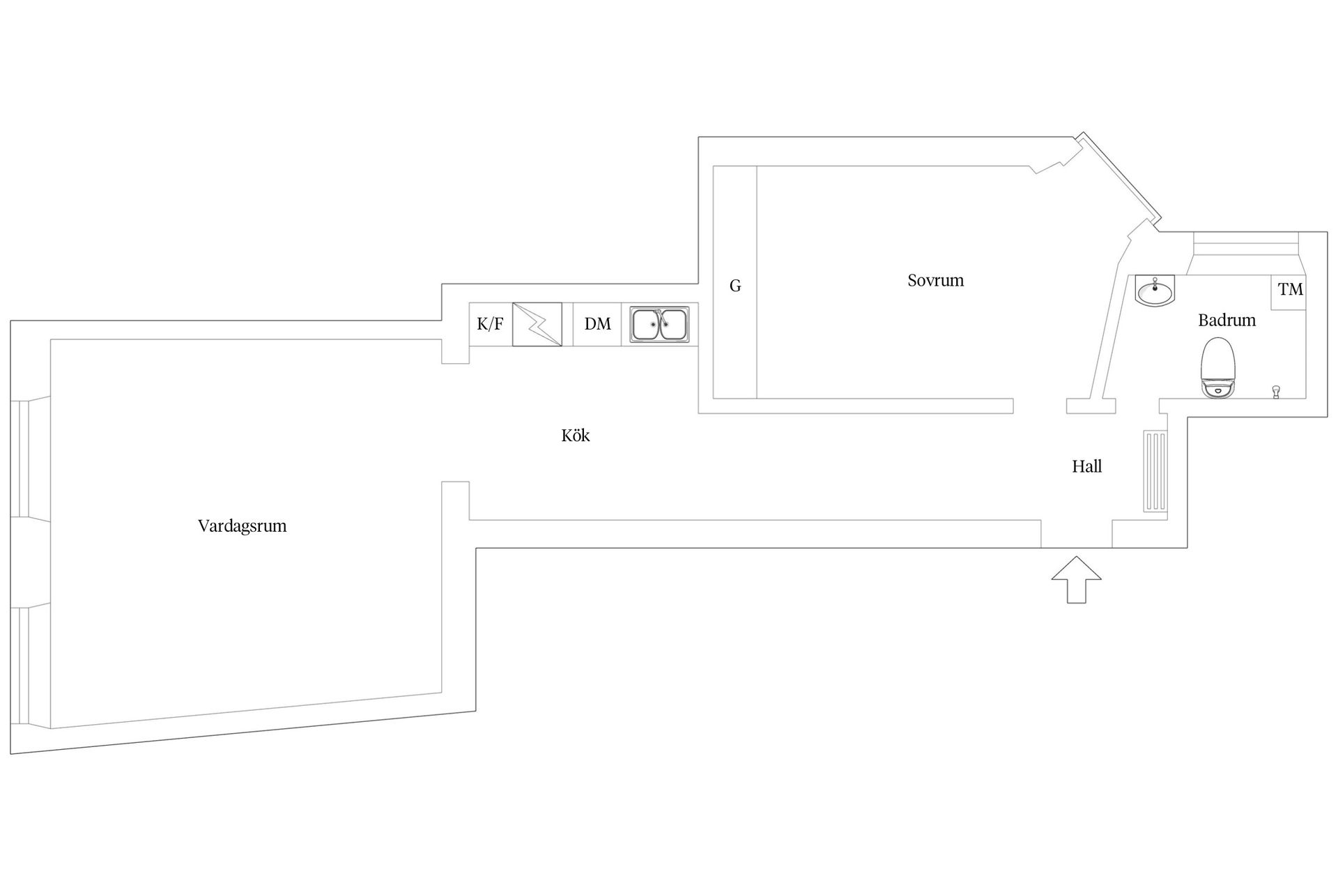 Bostadsrätt, Södermannagatan 76, Stockholm