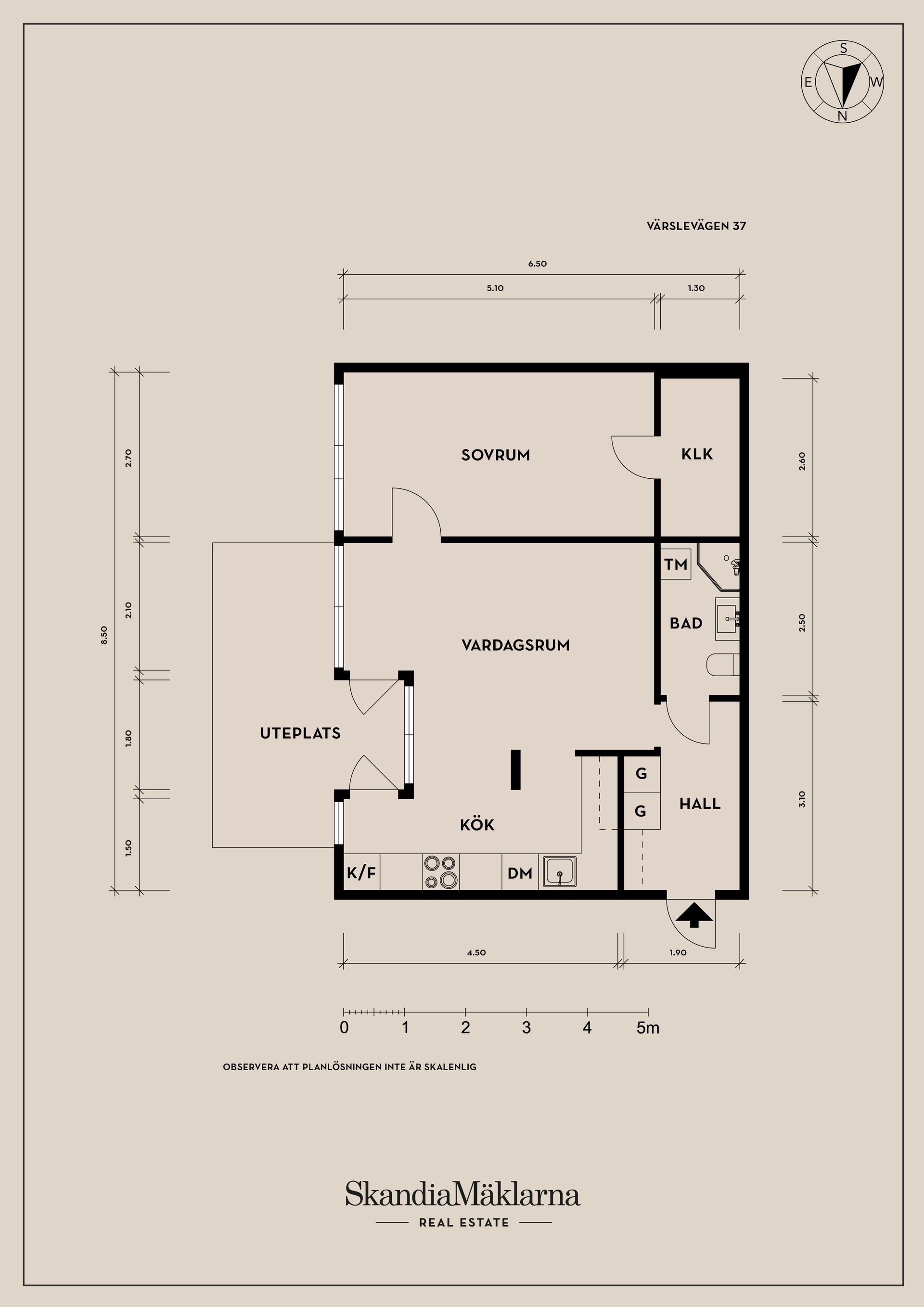 Bostadsrätt, Värslevägen 37, Göteborg