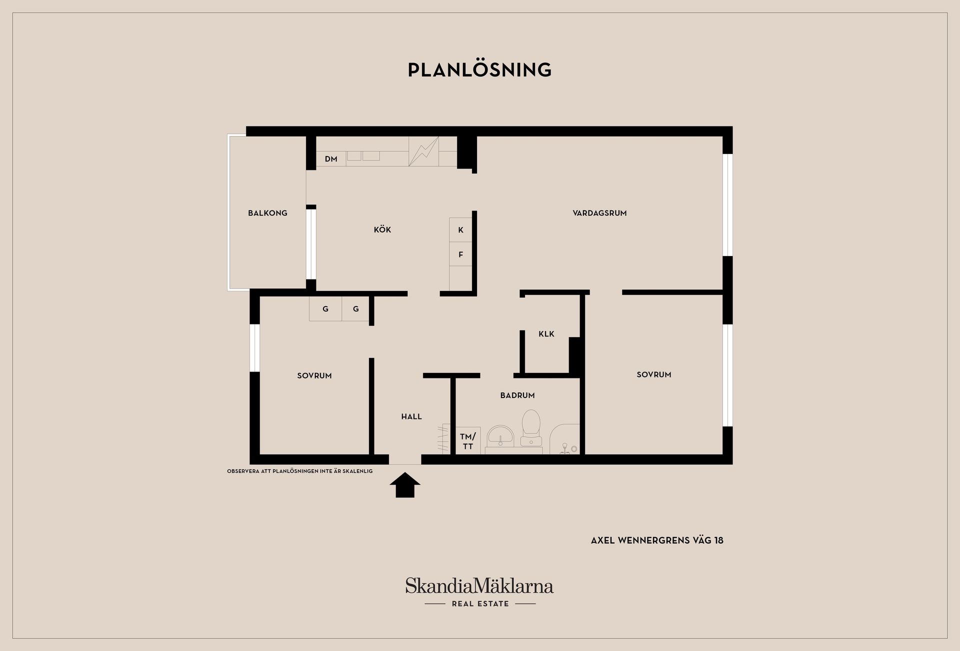 Bostadsrätt, Axel Wennergrens väg 18, Centrala Tyresö, Tyresö