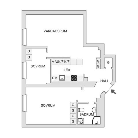 Bostadsrätt, Älvsborgsgatan 1, Södermalm - Skanstull, Stockholm