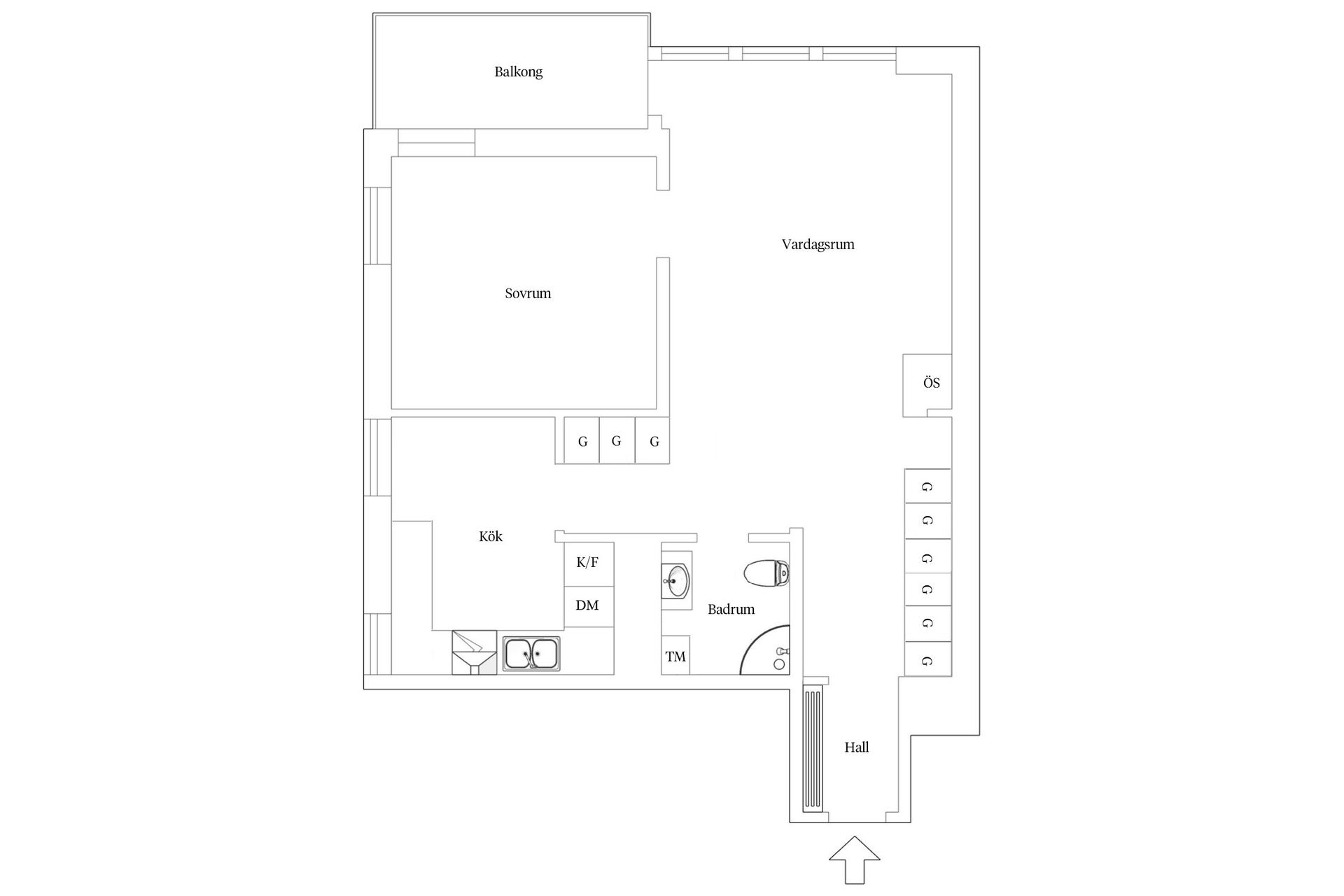 Bostadsrätt, Vitalisvägen 12, Fredhäll, Stockholm