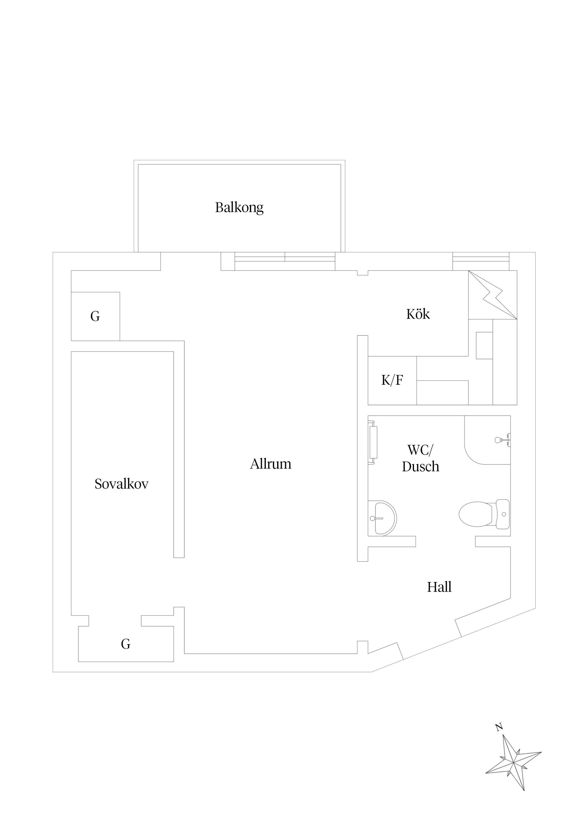 Bostadsrätt, Vasavägen 32, Vasastaden, Linköping