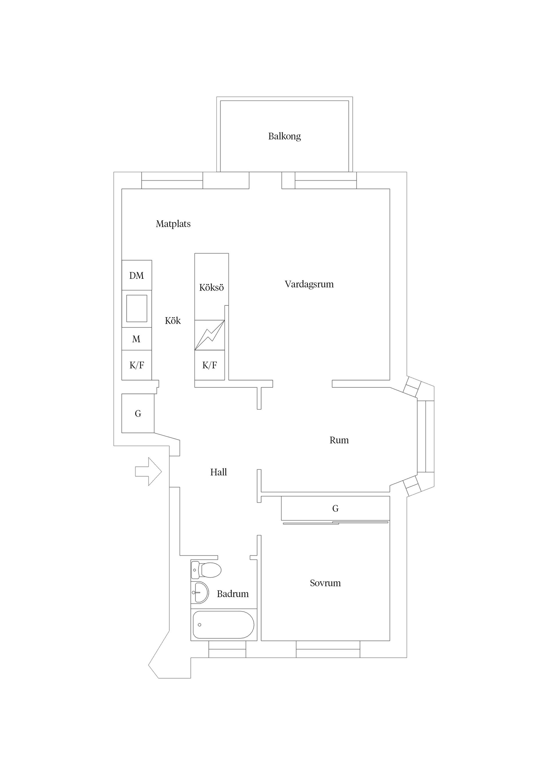 Bostadsrätt, Torkelsgatan 2H, Fålhagen, Uppsala