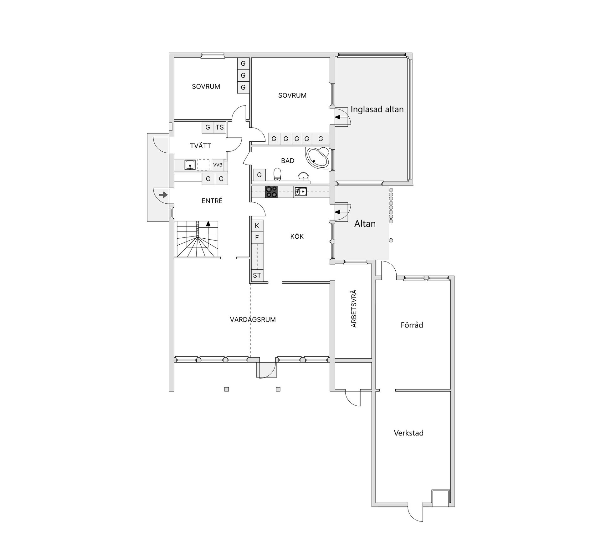 Villa, Mossgatan 9, Värnamo