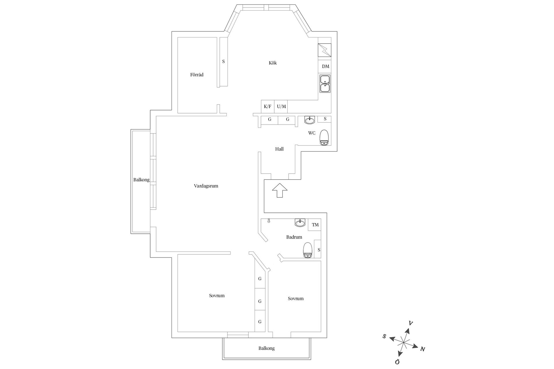 Bostadsrätt, Skogsallén 6, Kungsbacka - Västra Villastaden, Kungsbacka