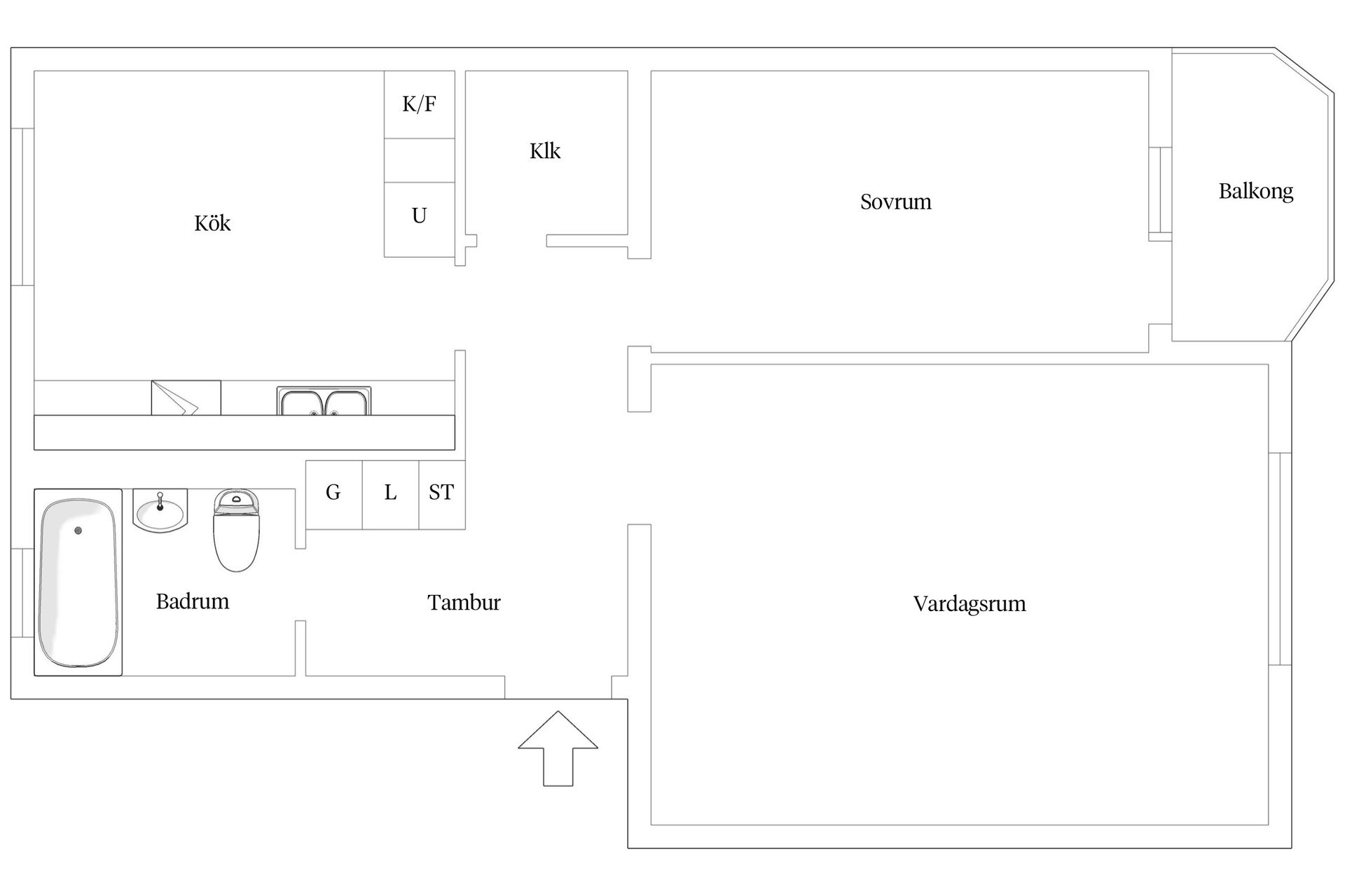 Bostadsrätt, Vantgatan 3D, Majorna, Göteborg