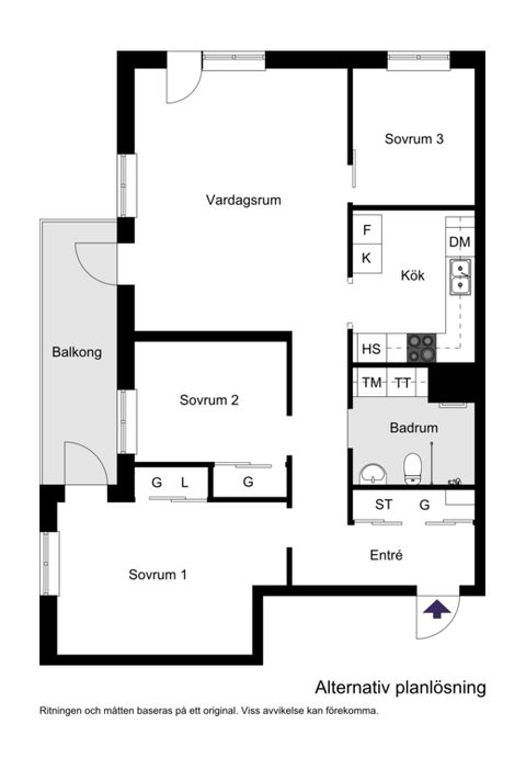 Bostadsrätt, Ekfatsgatan 6, 5 tr!, Liljeholmskajen, Stockholm