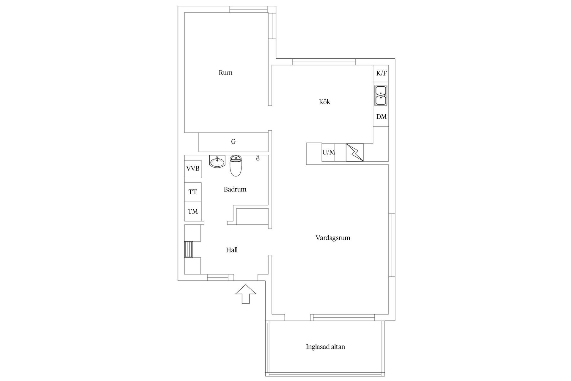 Bostadsrätt, Vintervägen 1 d, Björknäs, Nacka