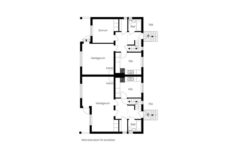 Radhus, Bergshamravägen 76B, Länna - Bergshamra, Norrtälje