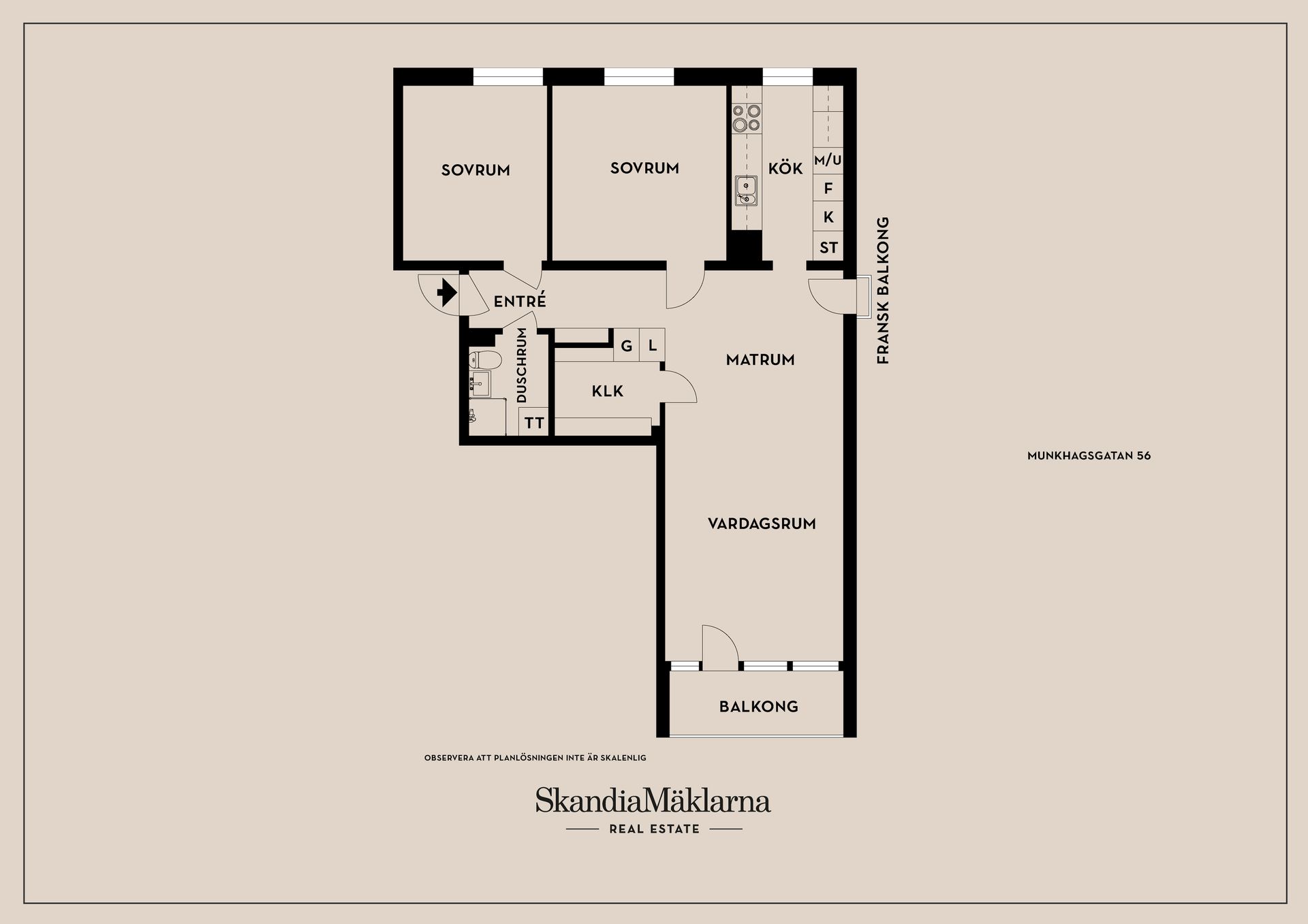 Bostadsrätt, Munkhagsgatan 56, Johannelund, Linköping