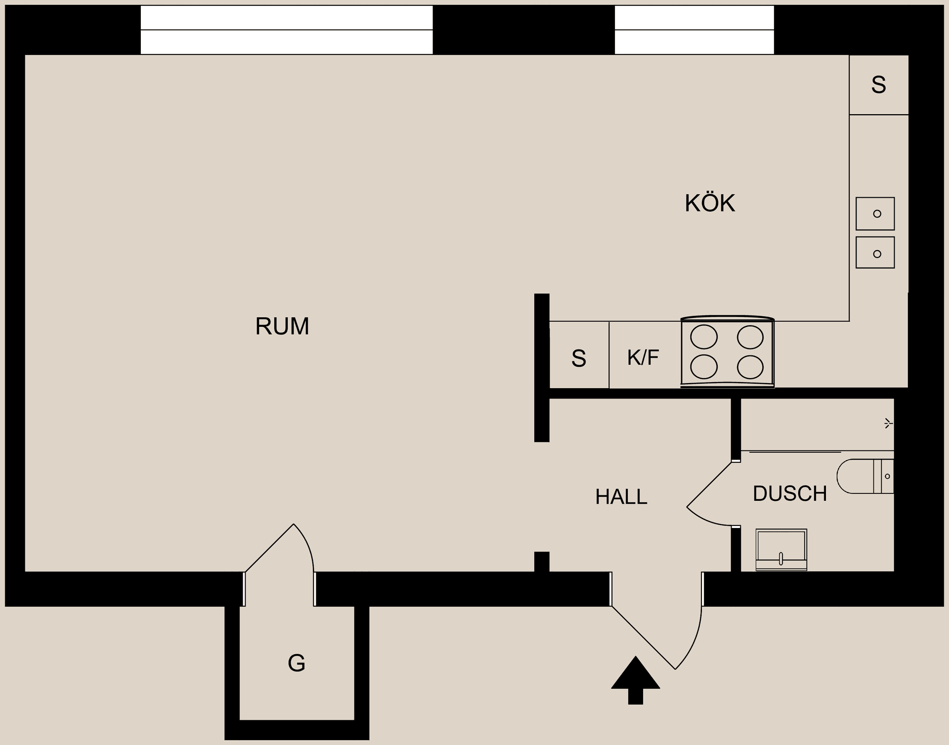 Bostadsrätt, Trozelligatan 21, Centralt, Söder, Norrköping