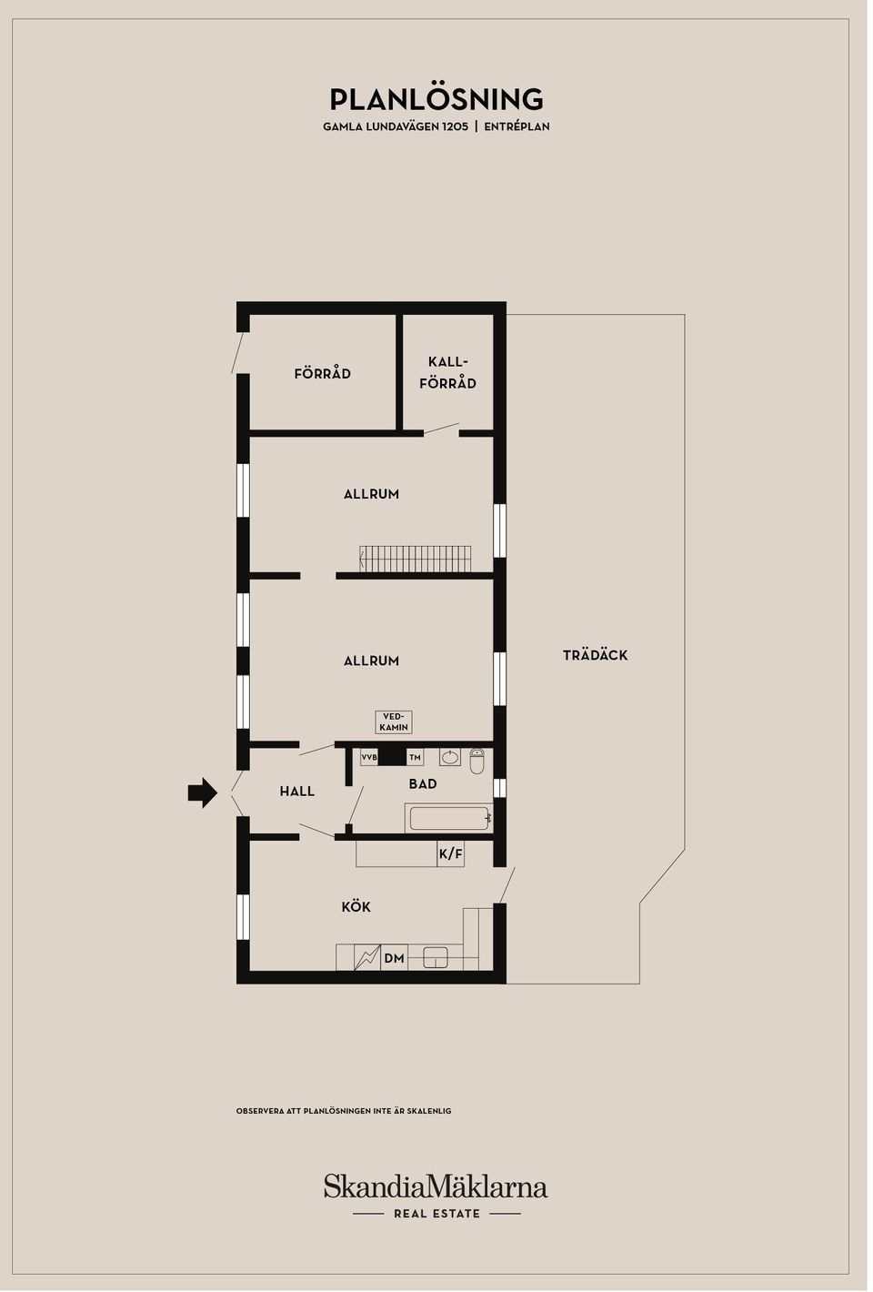 Villa, Gamla Lundavägen 1205, Knickarp, Sjöbo