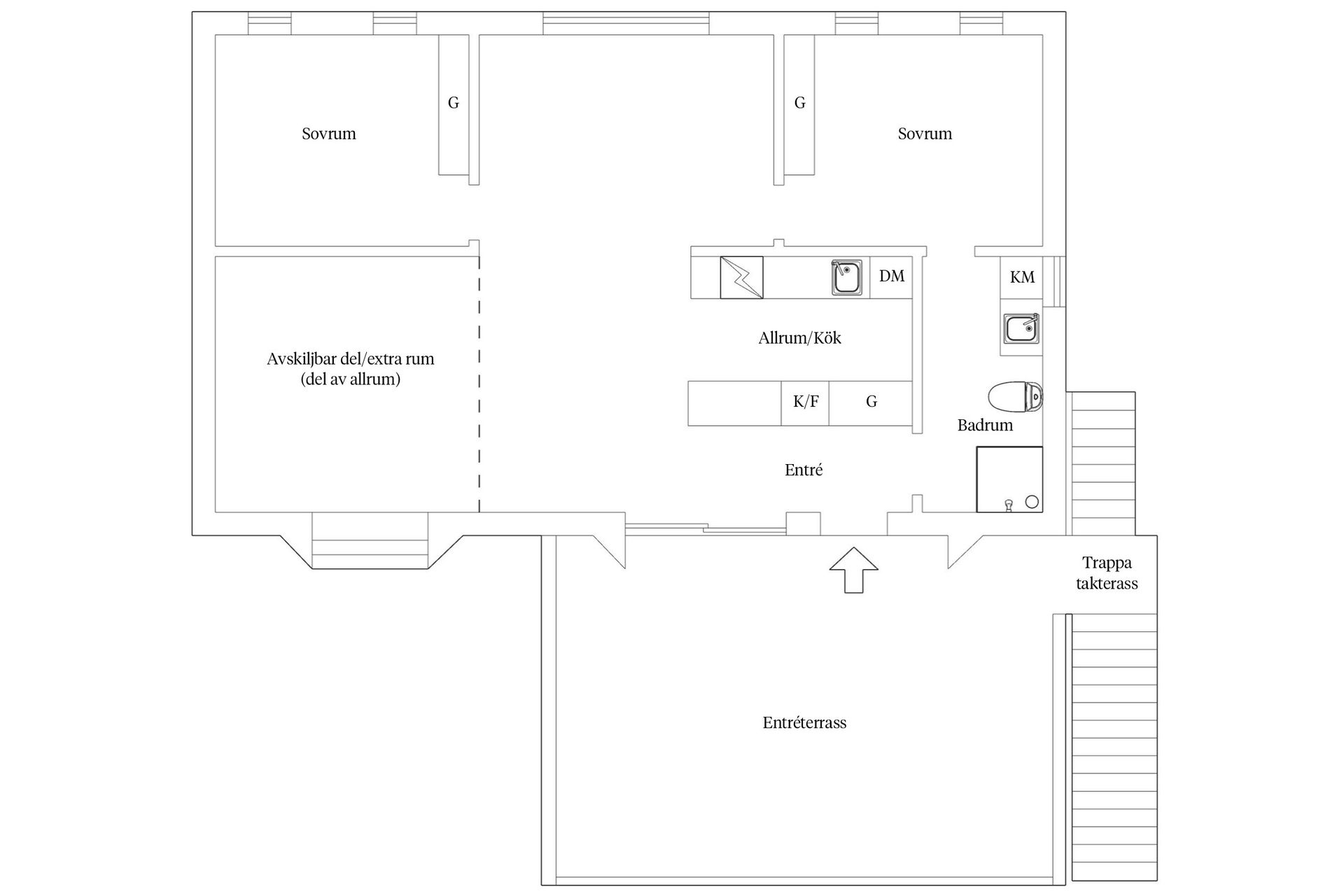Bostadsrätt, Västerhejde Hallbrosvägen 32B, Västerhejde, Gotland