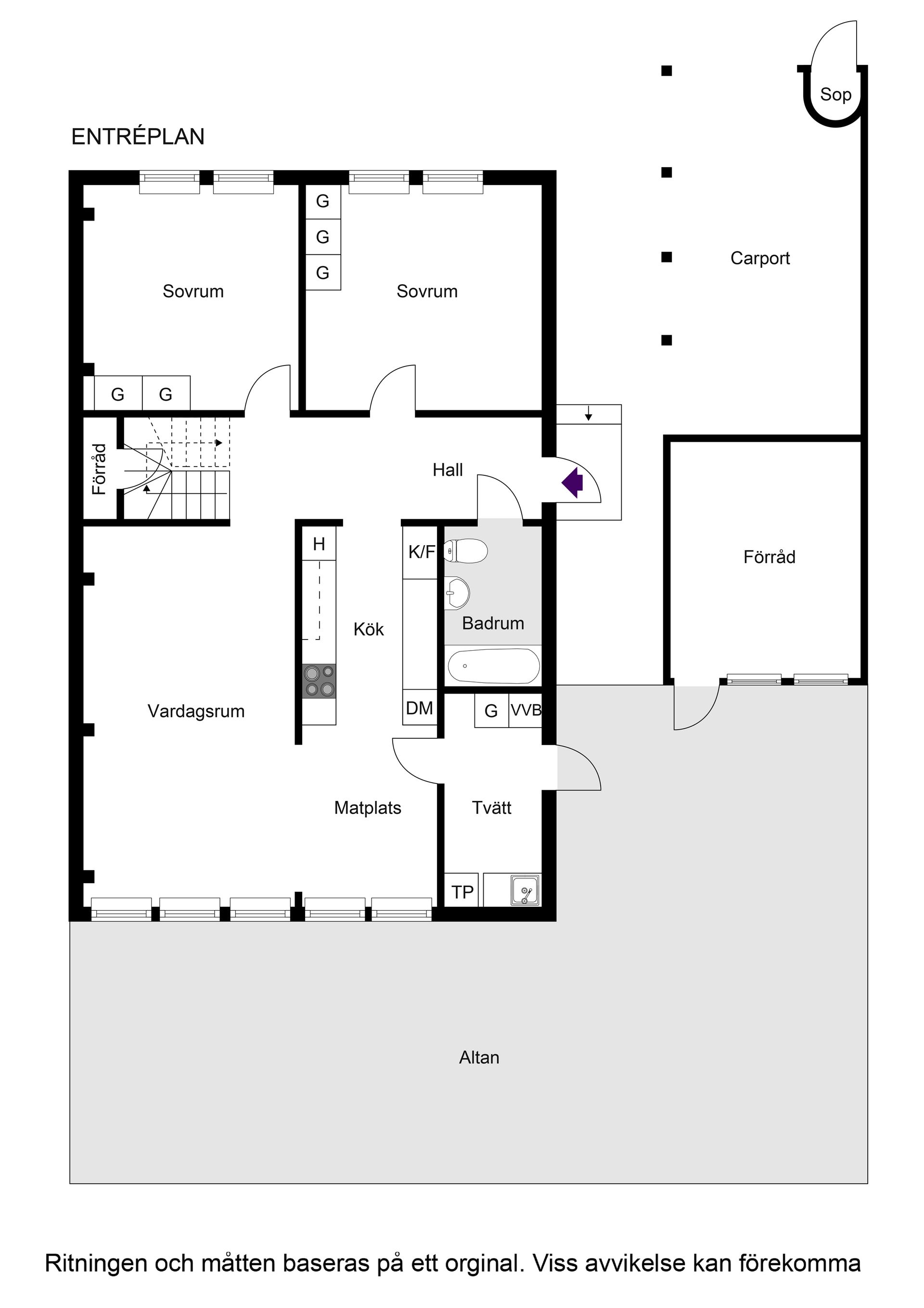 Villa, Radhus, Smålandsvägen 42, Ormsta, Vallentuna