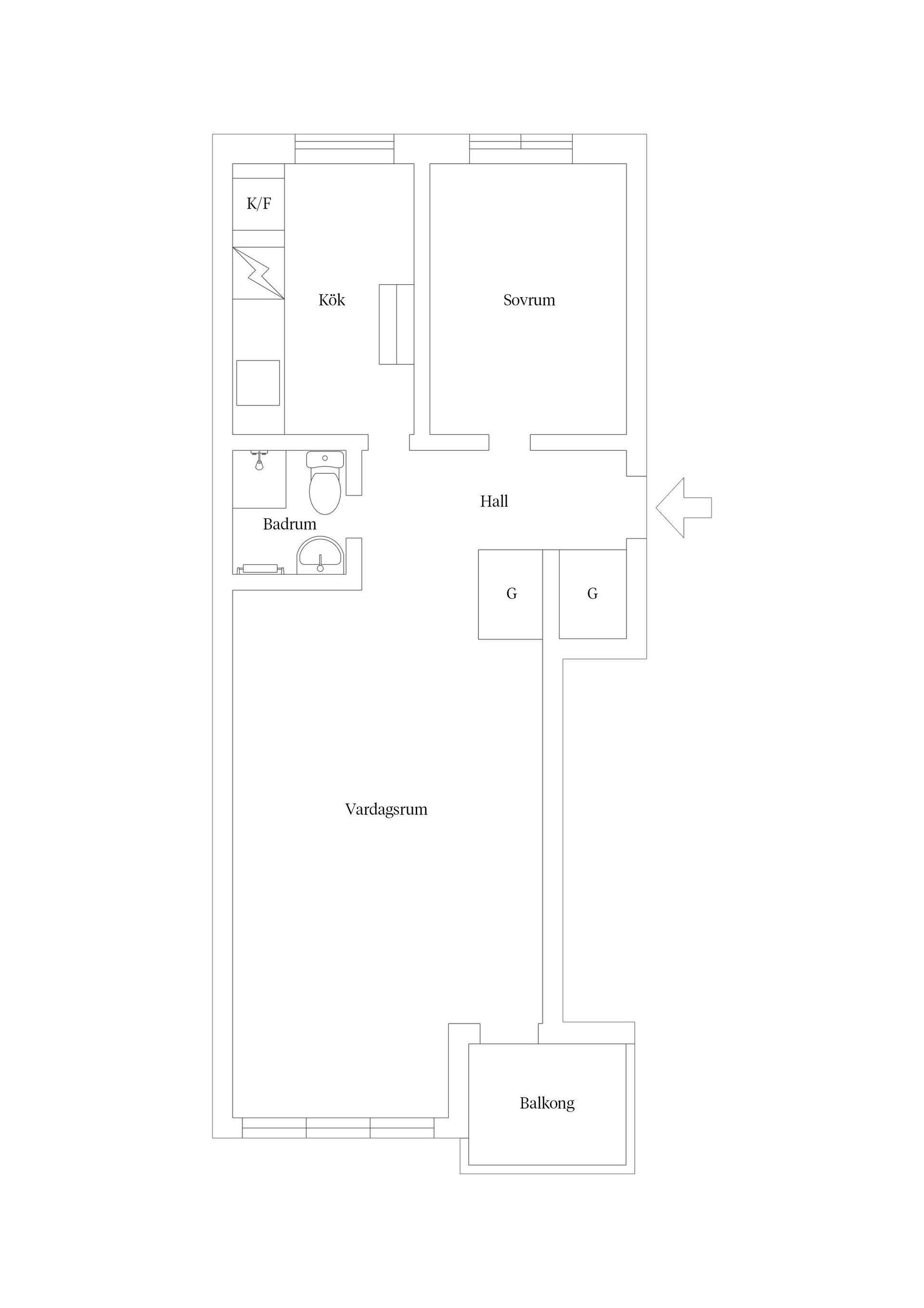 Bostadsrätt, Nils Forsbergsgatan 7B, Ribersborg, Malmö