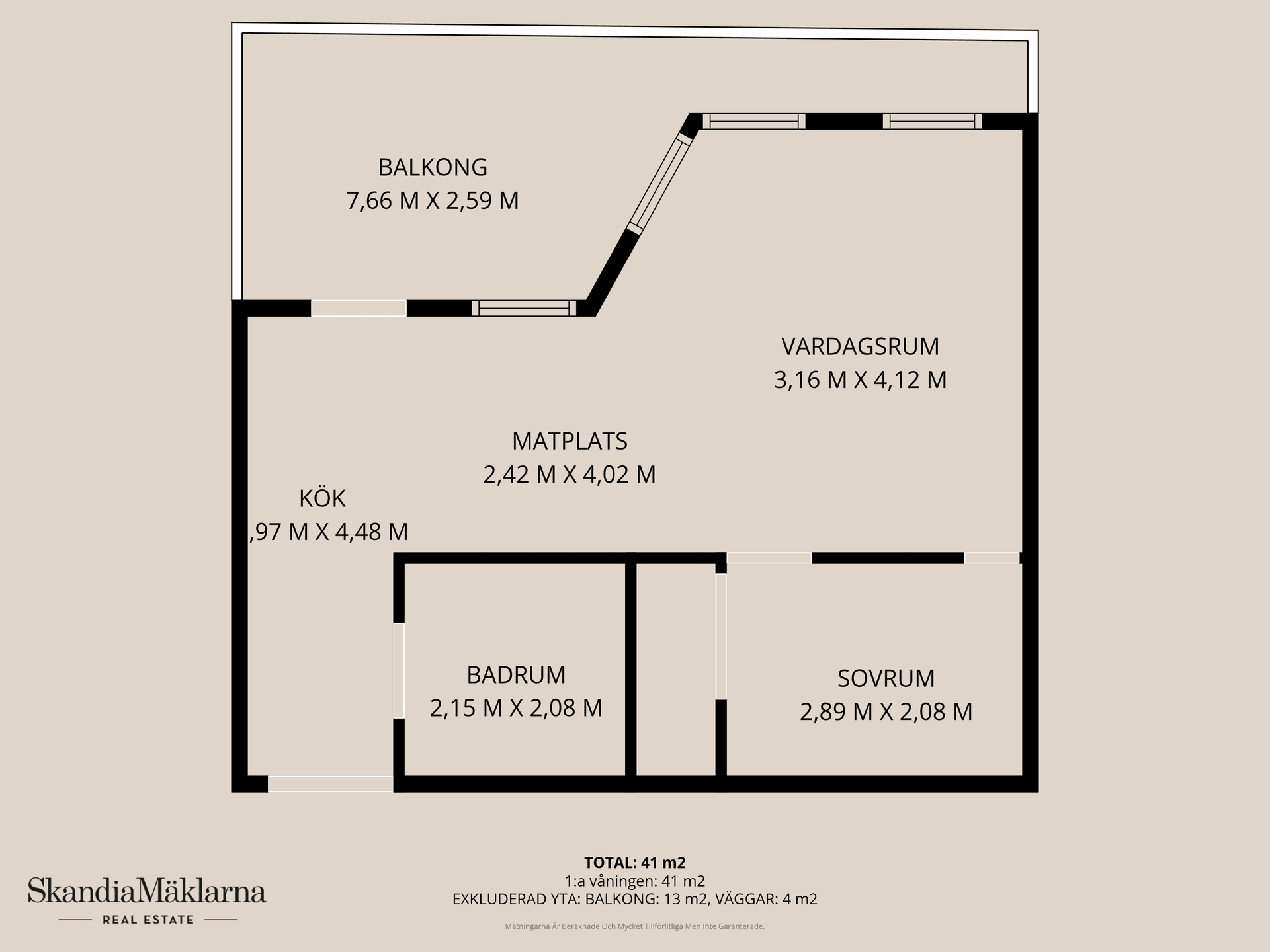 Bostadsrätt, Badvägen 2C, Kristianstad