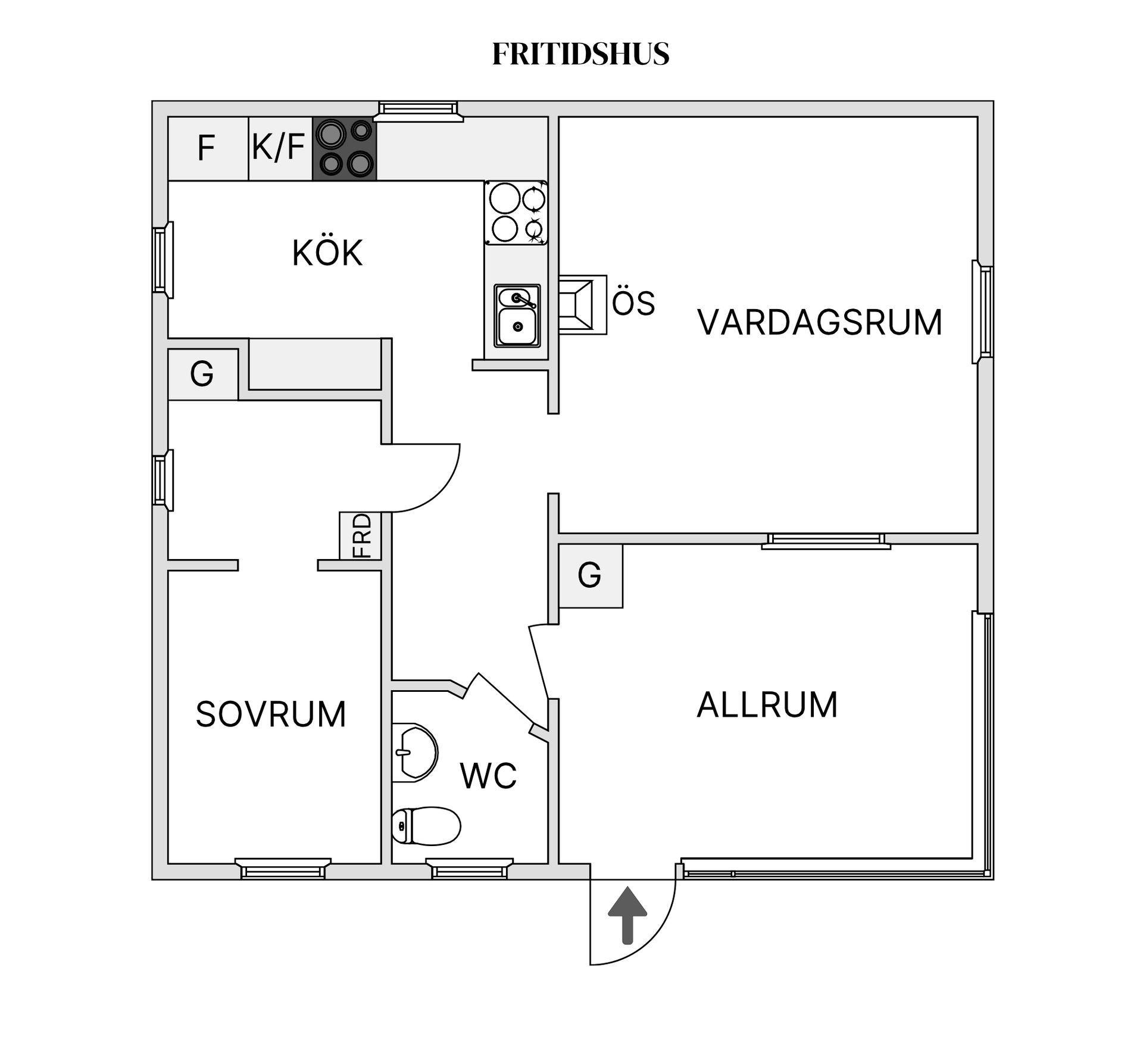 Fritidshus, Ås 47, Ås, Hagfors
