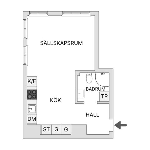 Bostadsrätt, Sonja Kovalevskys Gata 2, Vasastan Hagastaden, Stockholm