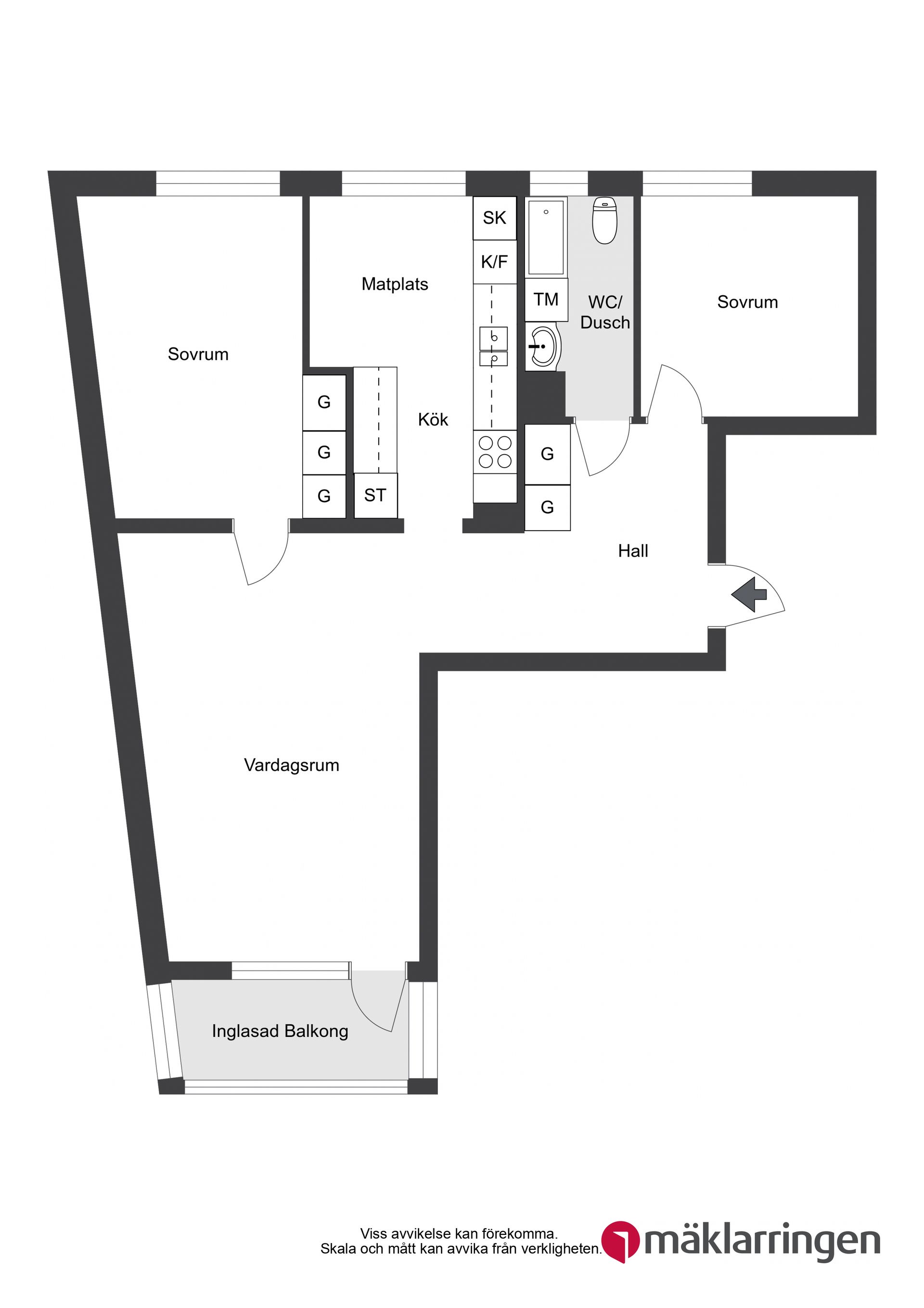 Bostadsrätt, Smedvägen 16, Kallhäll, Järfälla