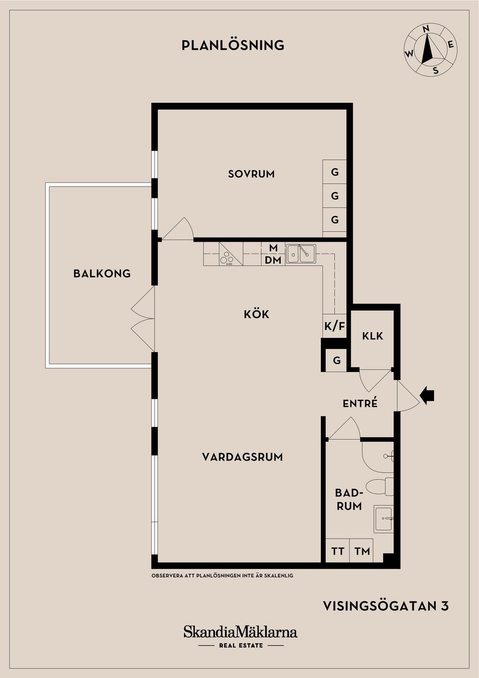 Bostadsrätt, Visingsögatan 3, Rydebäck, Helsingborg