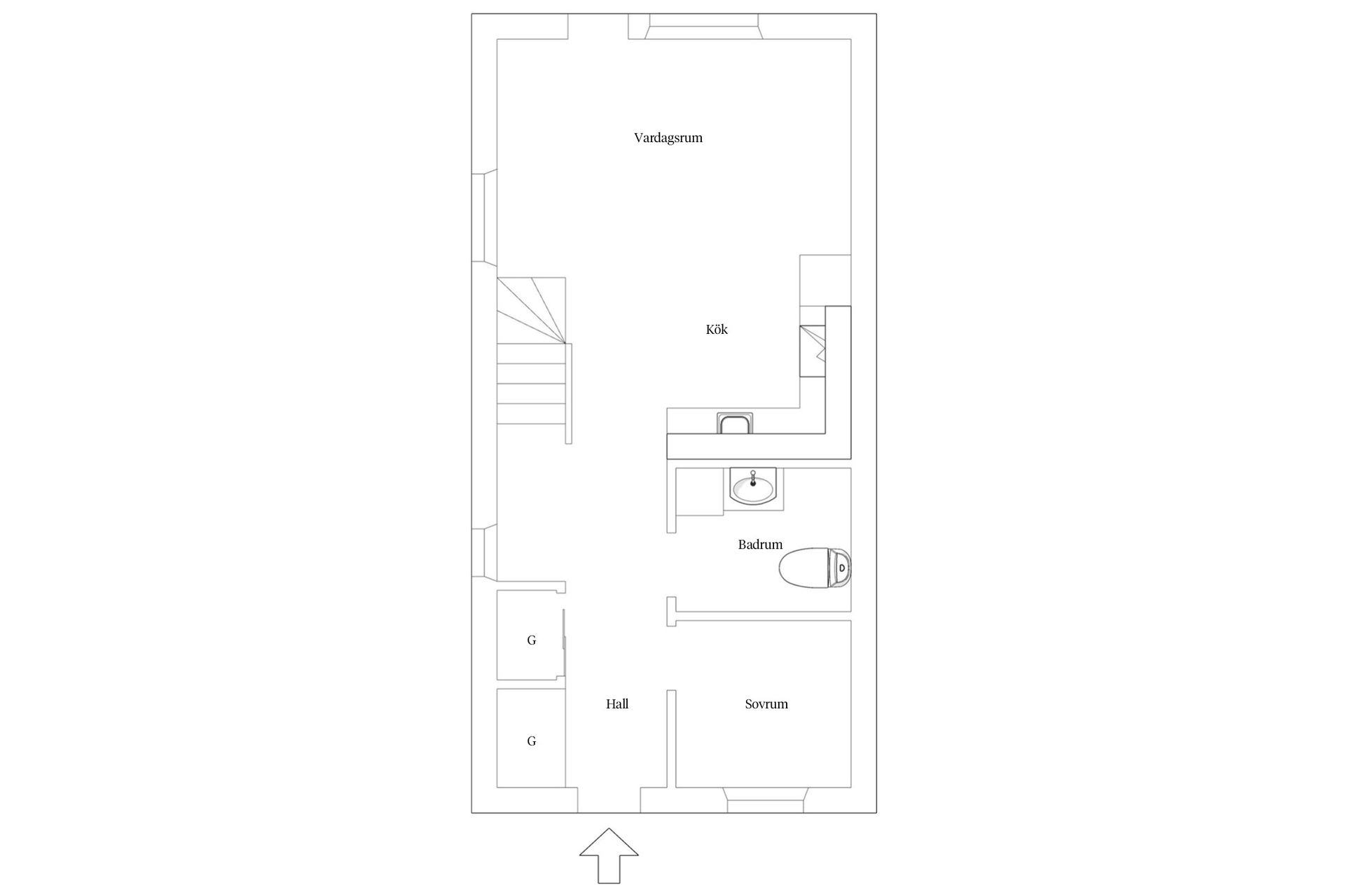 Bostadsrätt, Västerhejde Hallbrosvägen 26C, Västerhejde, Gotland