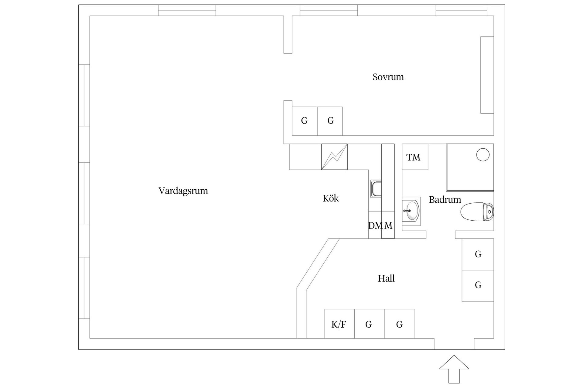 Bostadsrätt, Vädursgatan 1, Gårda, Göteborg