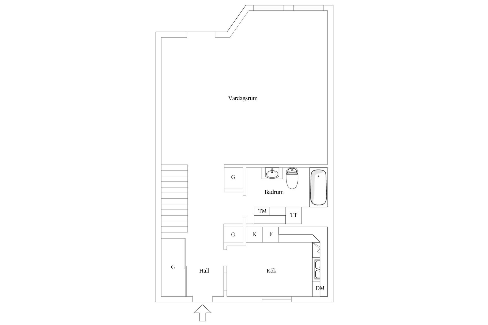 Bostadsrätt, Radhus, Tånggatan 21, Lomma - Centralt, Lomma