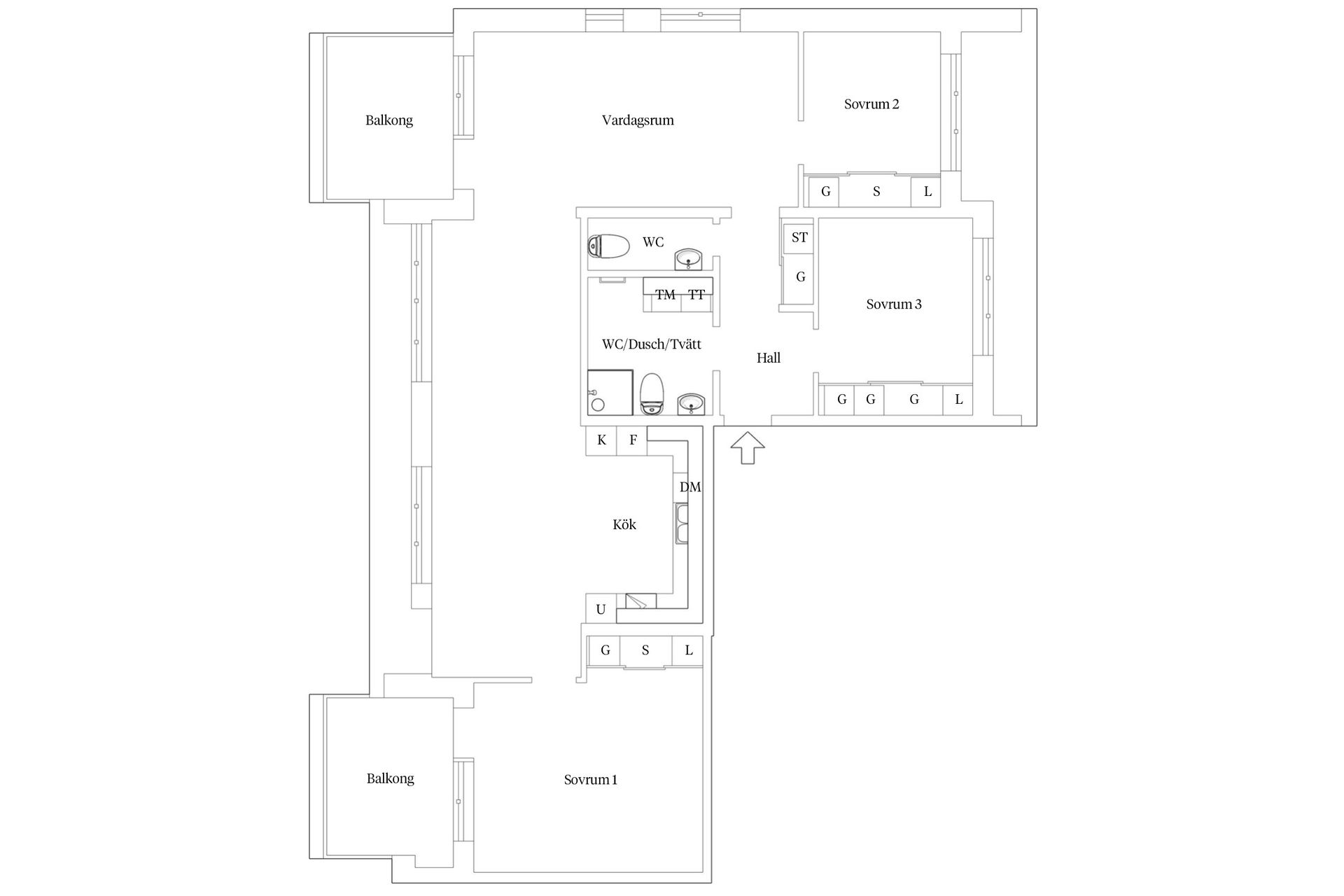 Bostadsrätt, Mellangatan 6, Liljeholmen, Jönköping