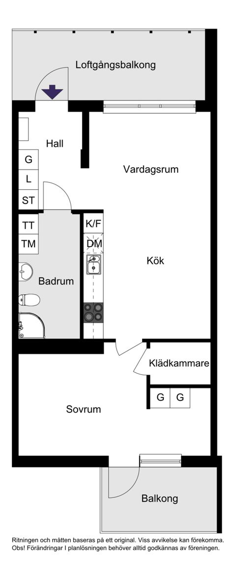 Bostadsrätt, Mariehällstorget 7, 4 tr., Bromma / Annedal, Stockholm