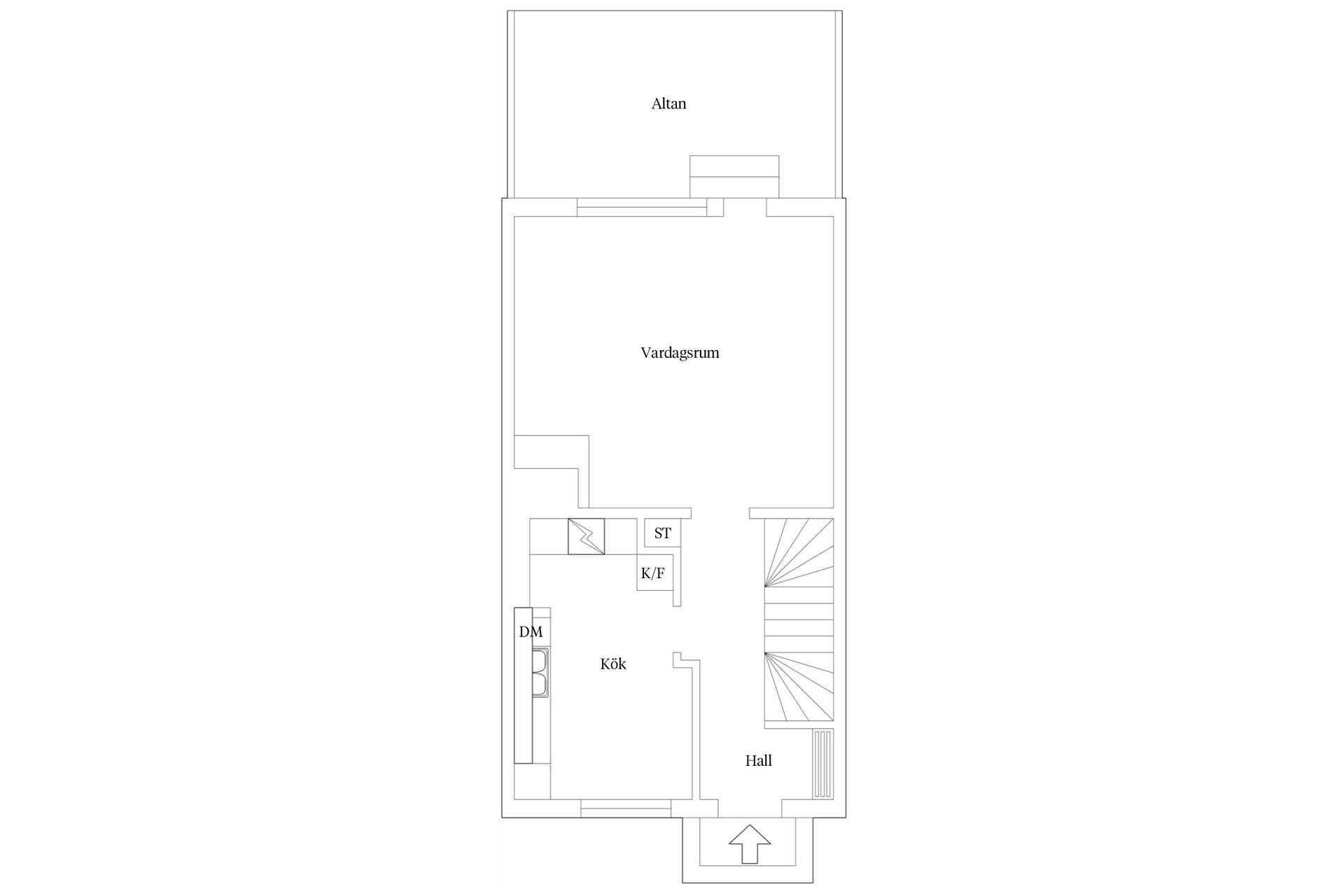 Villa, Radhus, Dybecksgatan 18C, Skallberget, Västerås