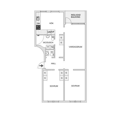 Bostadsrätt, Bollmoravägen 44, Tyresö