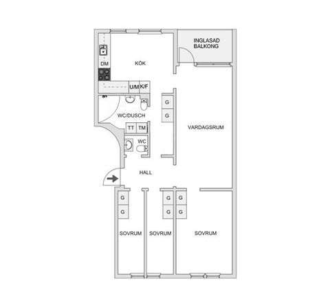 Bostadsrätt, Bollmoravägen 44, Tyresö