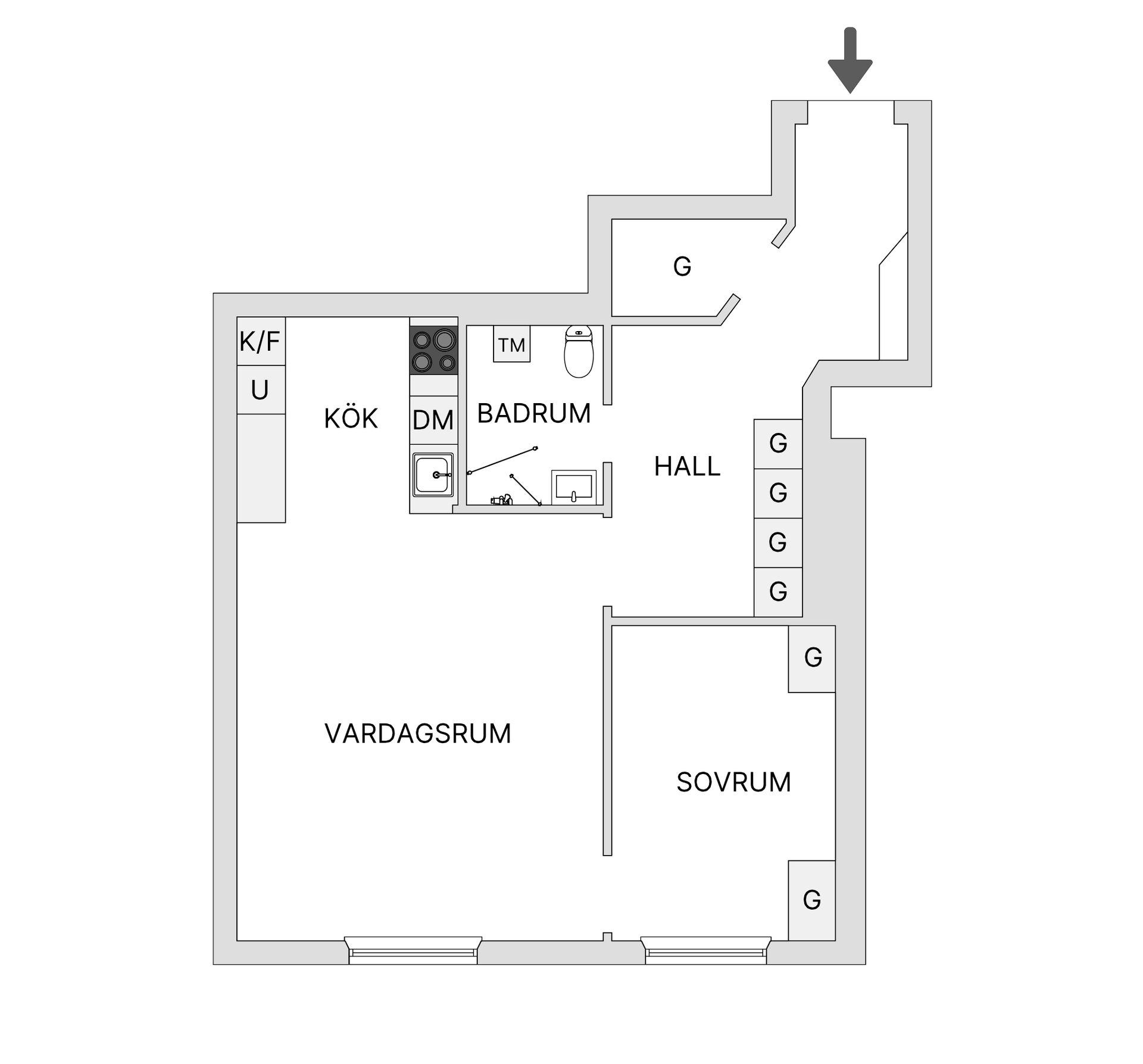 Bostadsrätt, Vulcanusgatan 4, 2 tr, Vasastan Atlas, Stockholm
