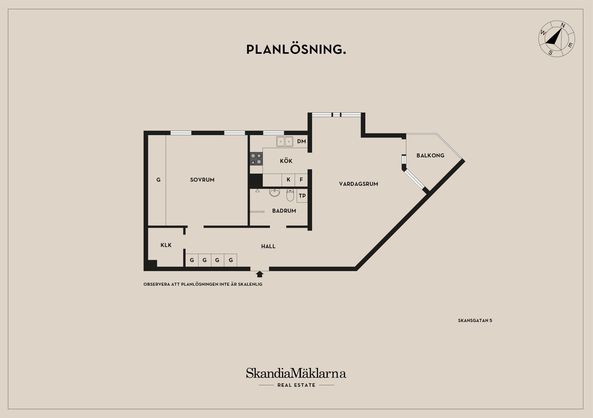 Bostadsrätt, Skansgatan 5, Slussen, Malmö