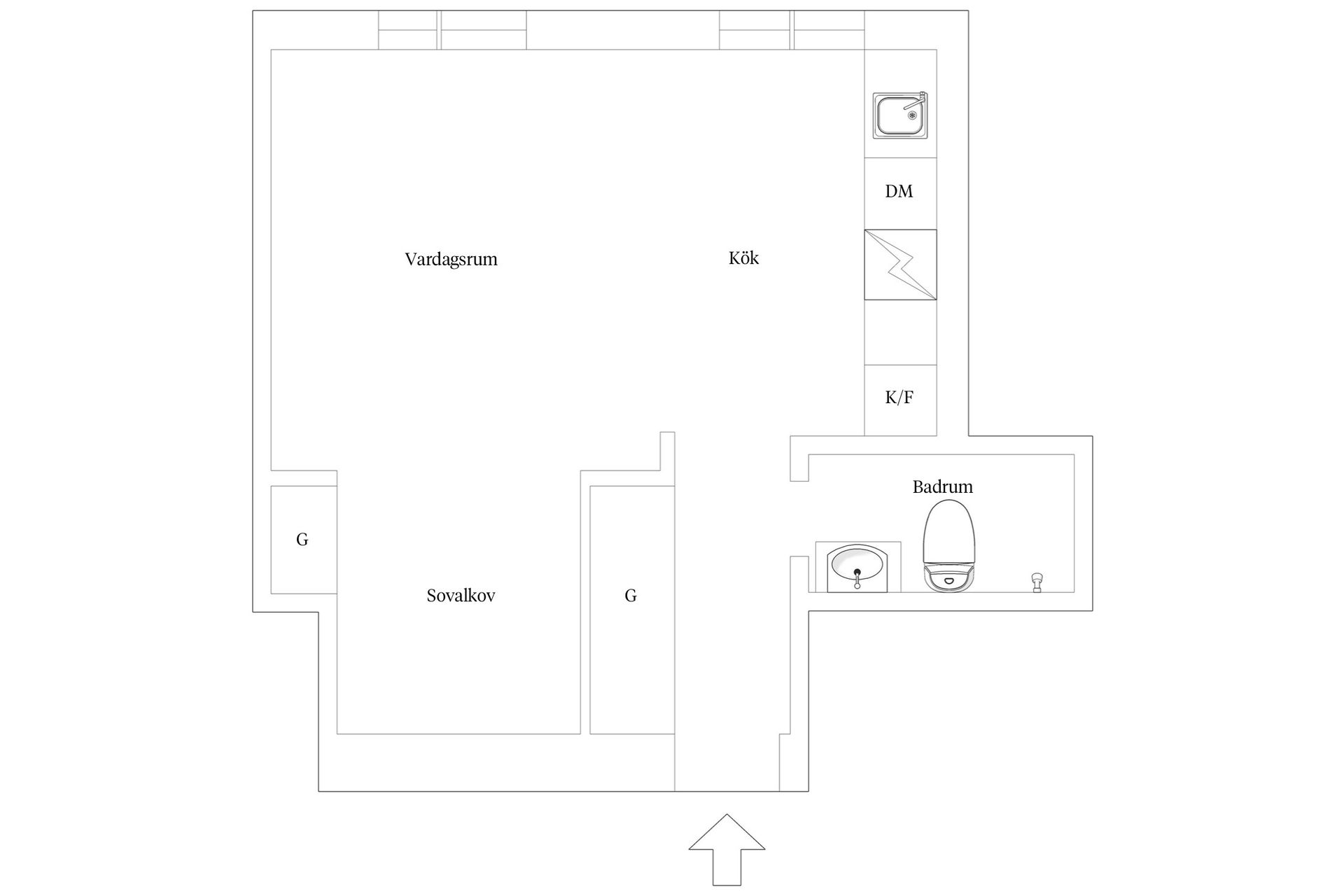 Bostadsrätt, Ringvägen 155, Södermalm Sofia, Stockholm