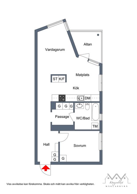 Bostadsrätt, Ringvägen 16, markplan, Kungsängen centrum, Upplands-Bro
