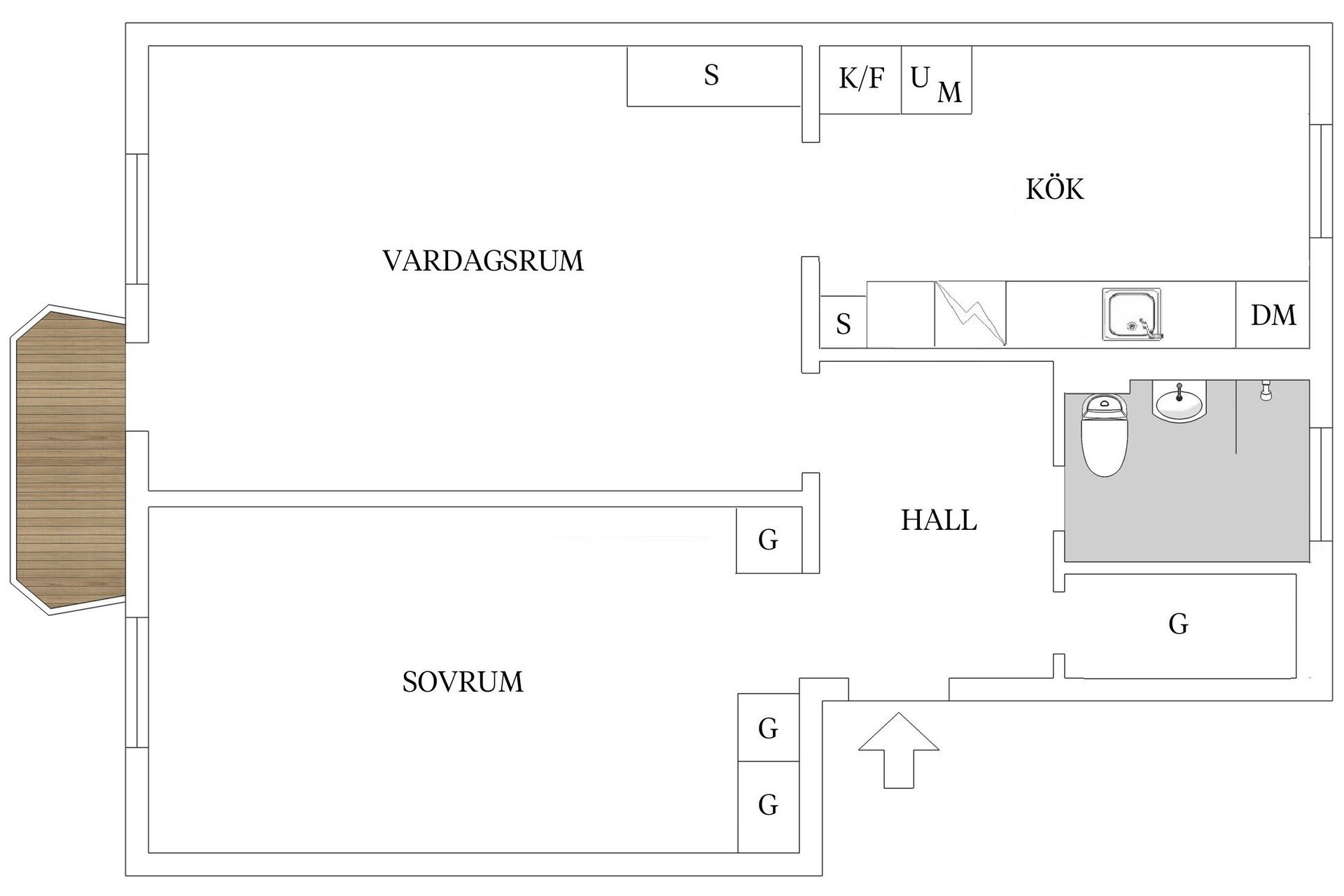 Bostadsrätt, Axvallsvägen 53, Björkhagen, Stockholm