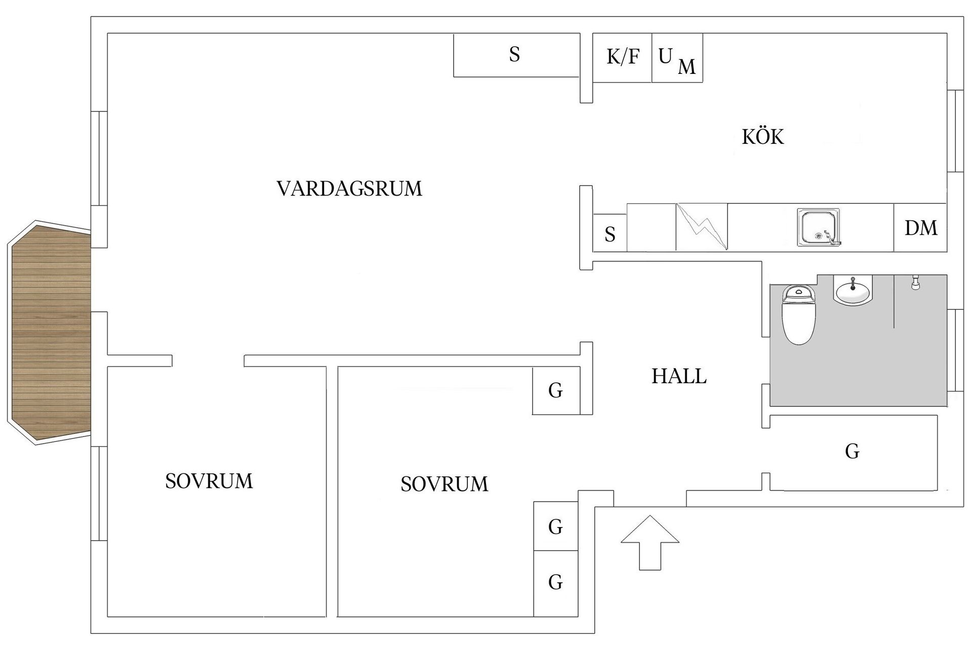 Bostadsrätt, Axvallsvägen 53, Björkhagen, Stockholm