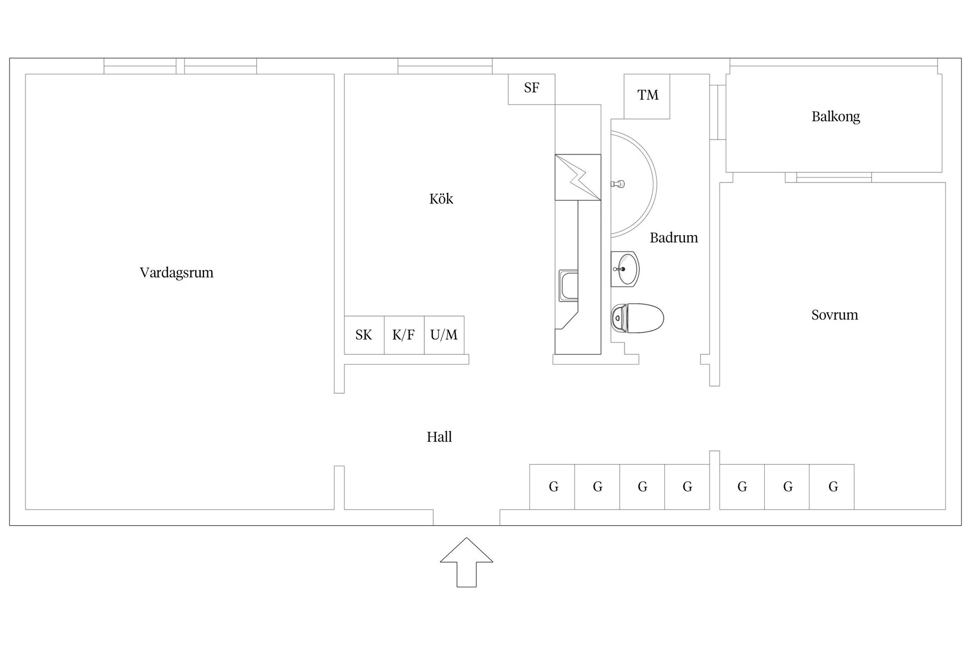 Bostadsrätt, Kompassgatan 7, Masthugget, Göteborg