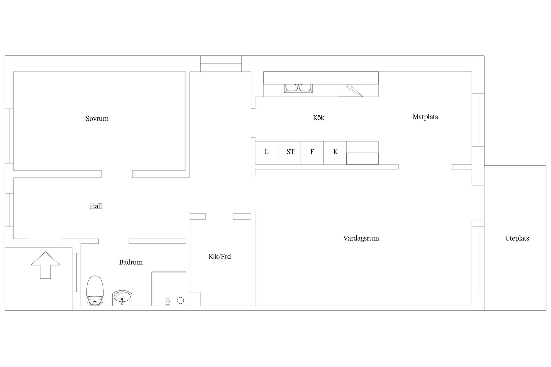 Bostadsrätt, Kyrkvägen 2D, Höllviken, Vellinge