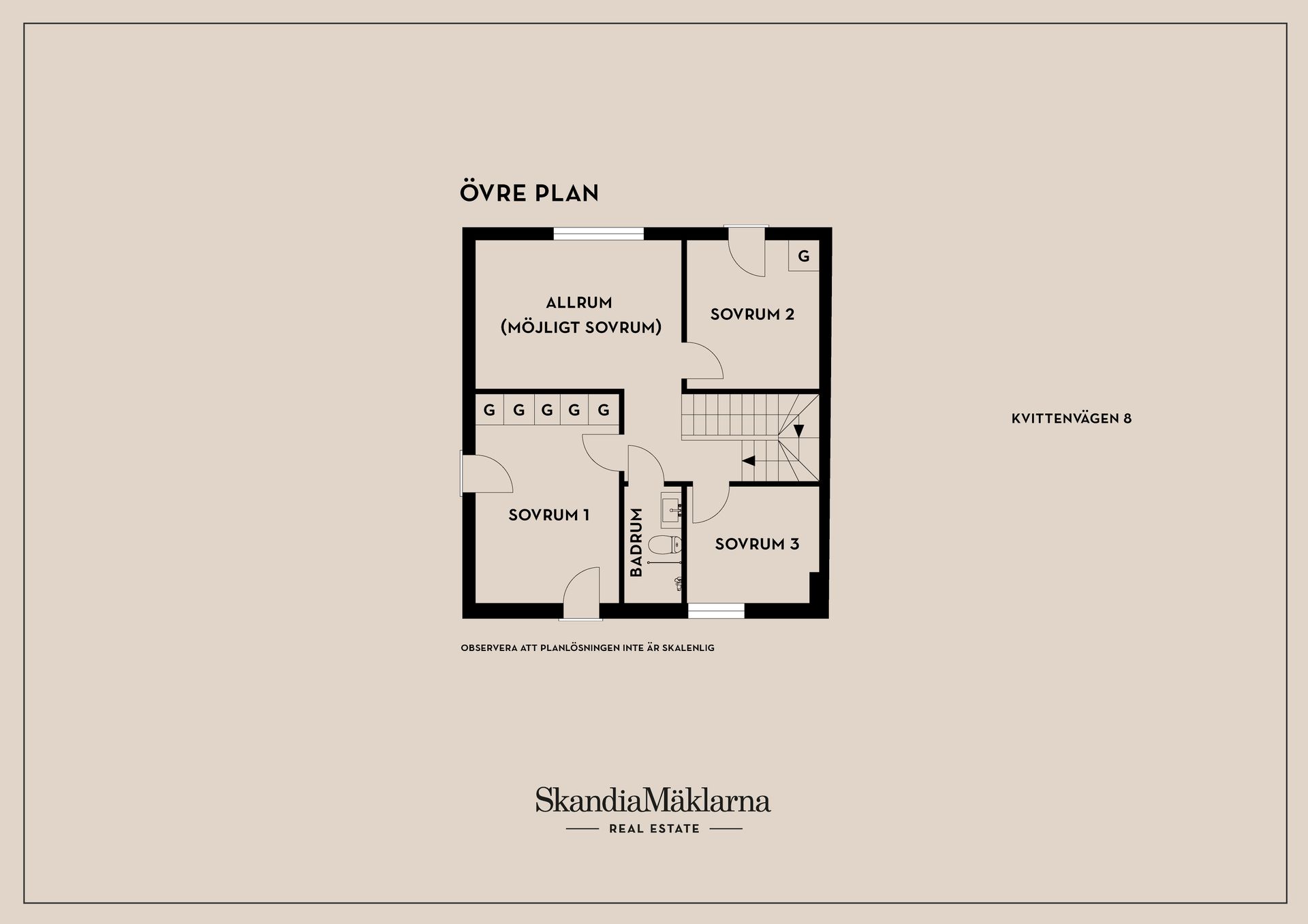 Radhus, Kvittenvägen 8, Vistaberg, Huddinge
