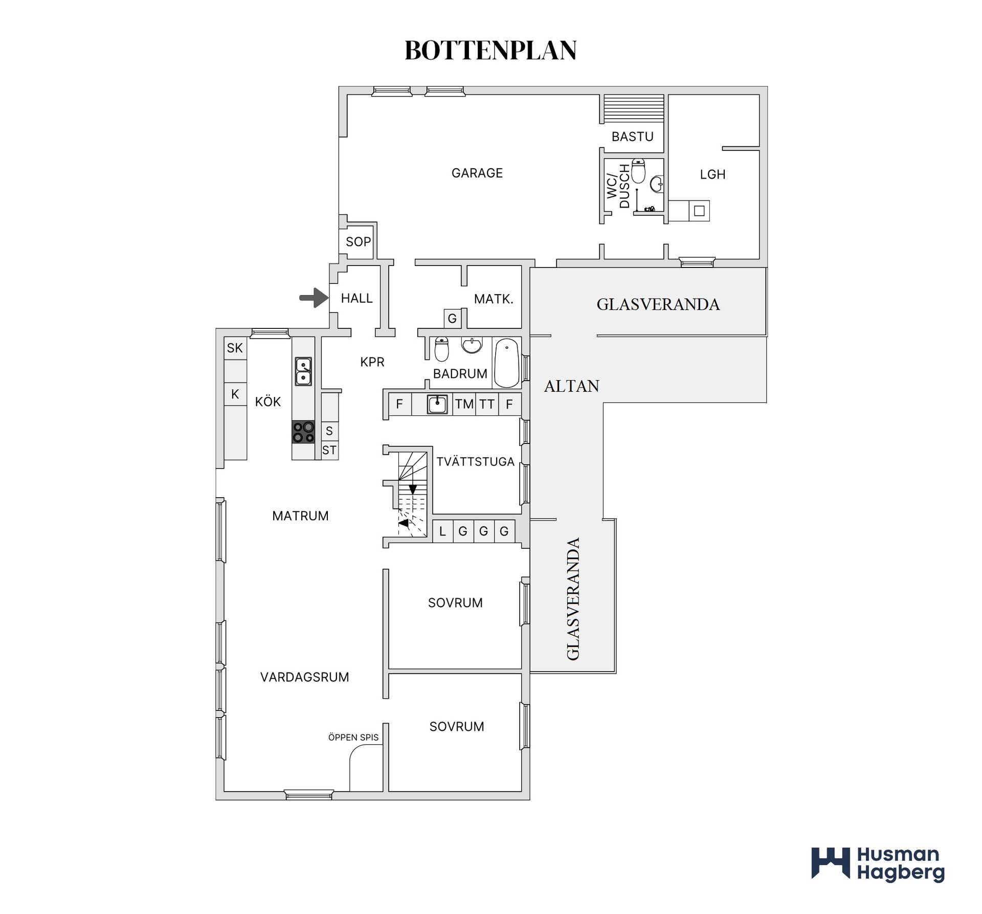 Villa, Skillingvägen 6, Grubbe, Umeå